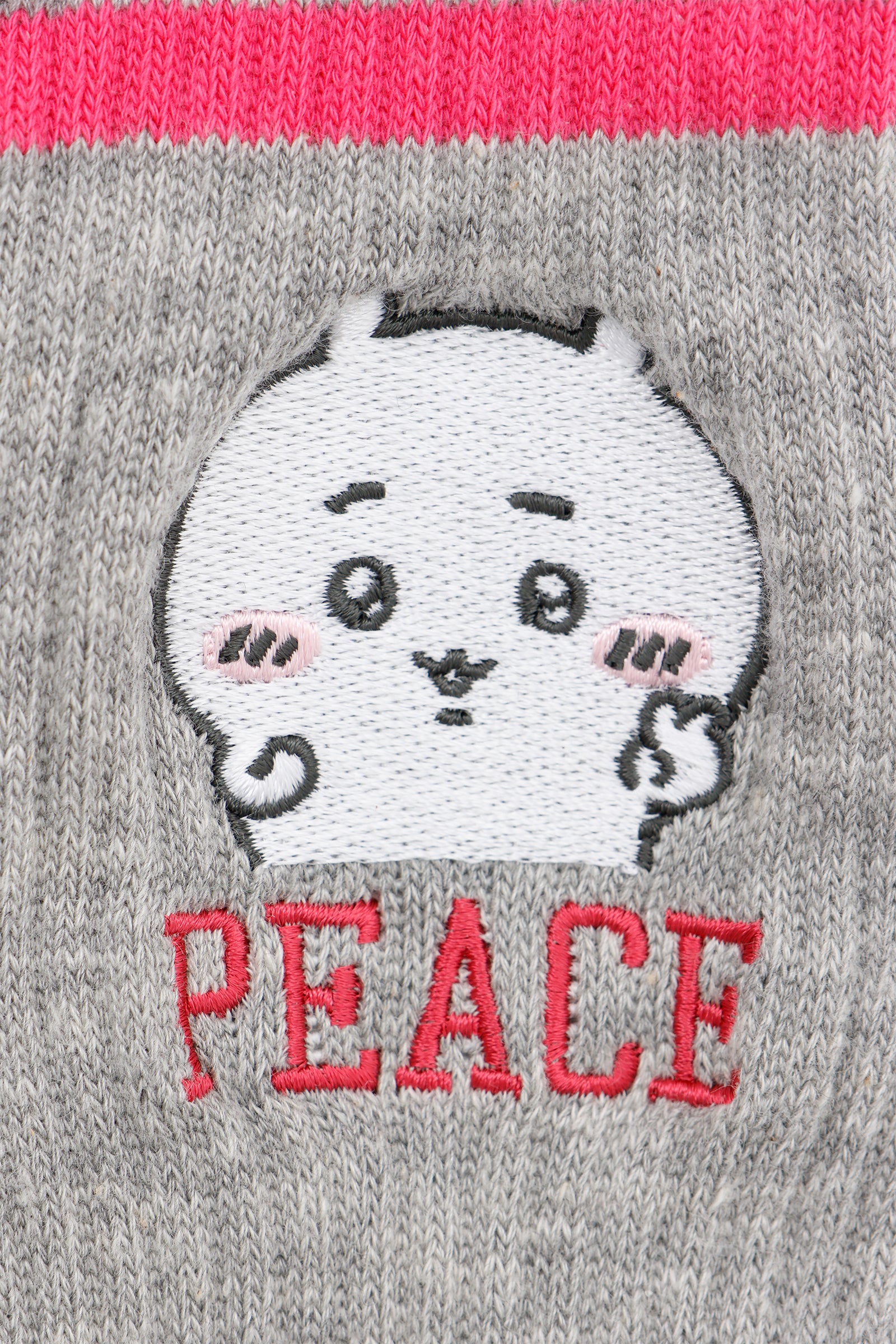 ちいかわ ソックス ピース ちいかわ 杢グレー 23-25cm