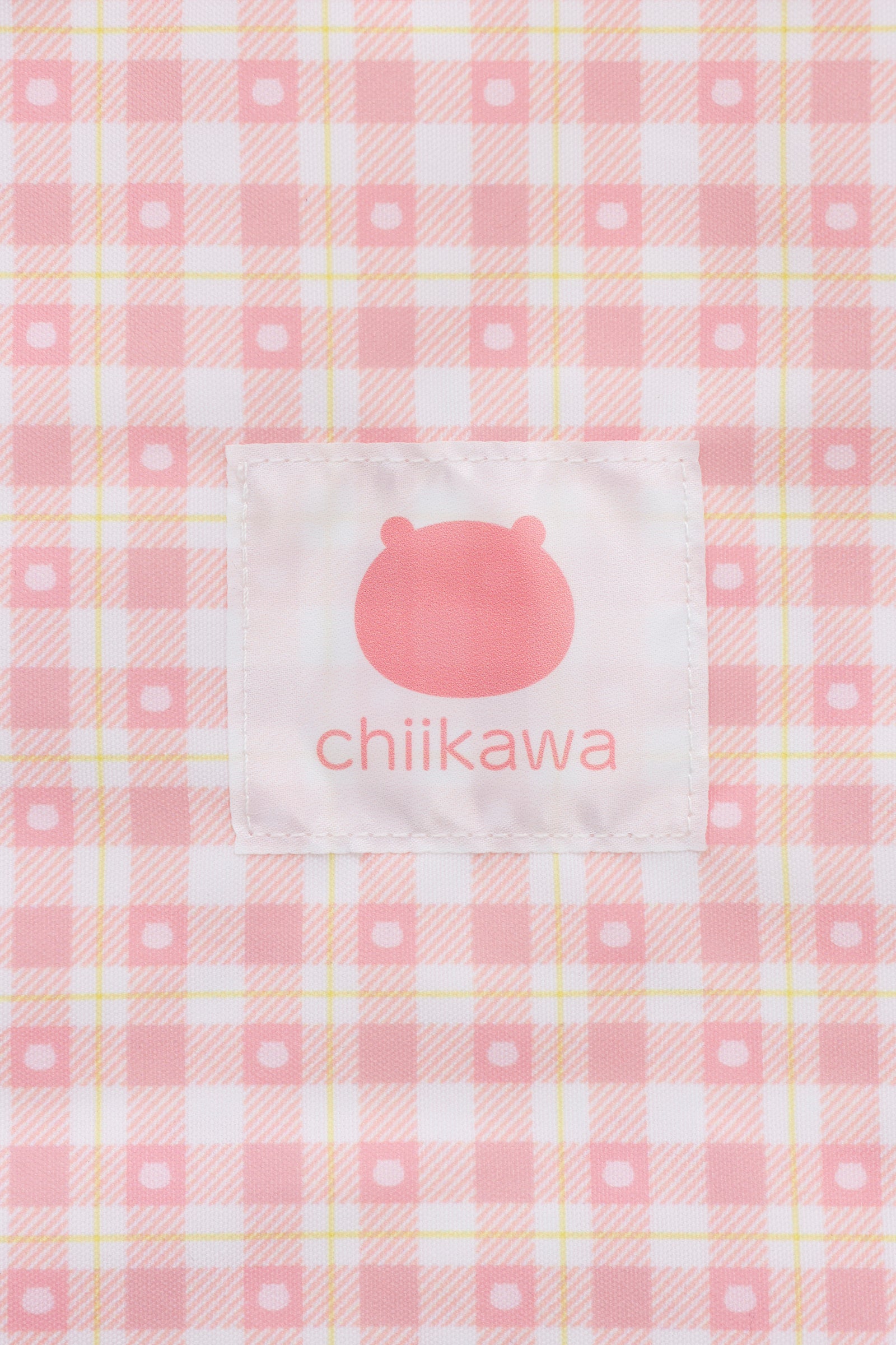 ちいかわ チェックシリーズ トートバッグ(チャーム付き) ちいかわ ピンク