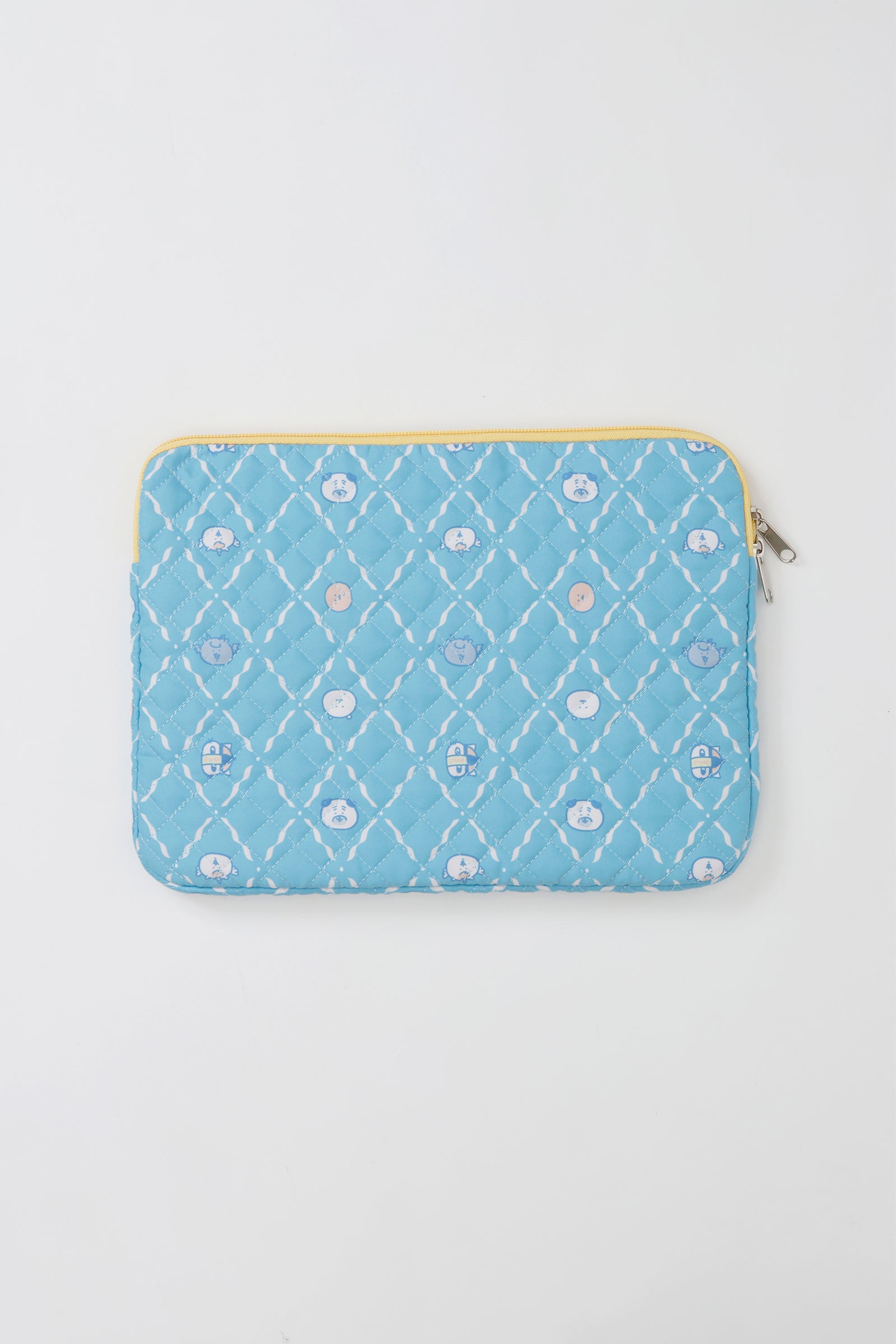 ナガノキャラクターズ マルチケース お顔ならび ブルー