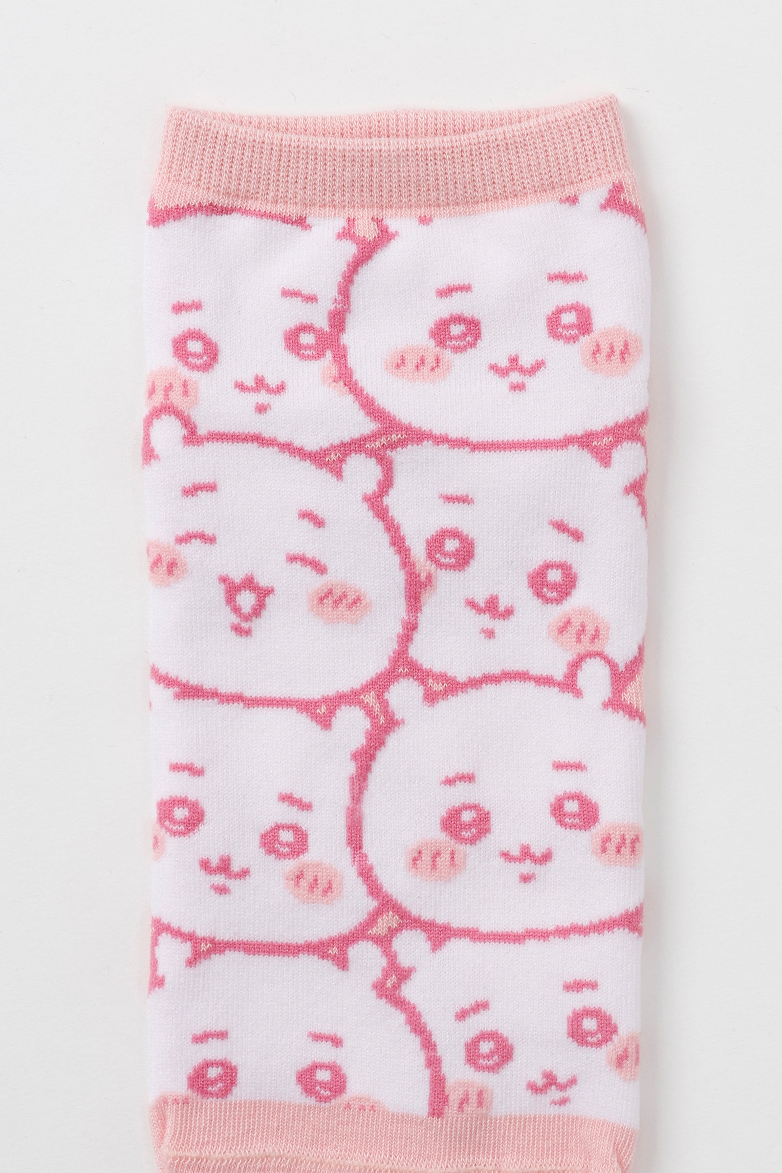 ちいかわ クルーソックス ちいかわいっぱい ピンク