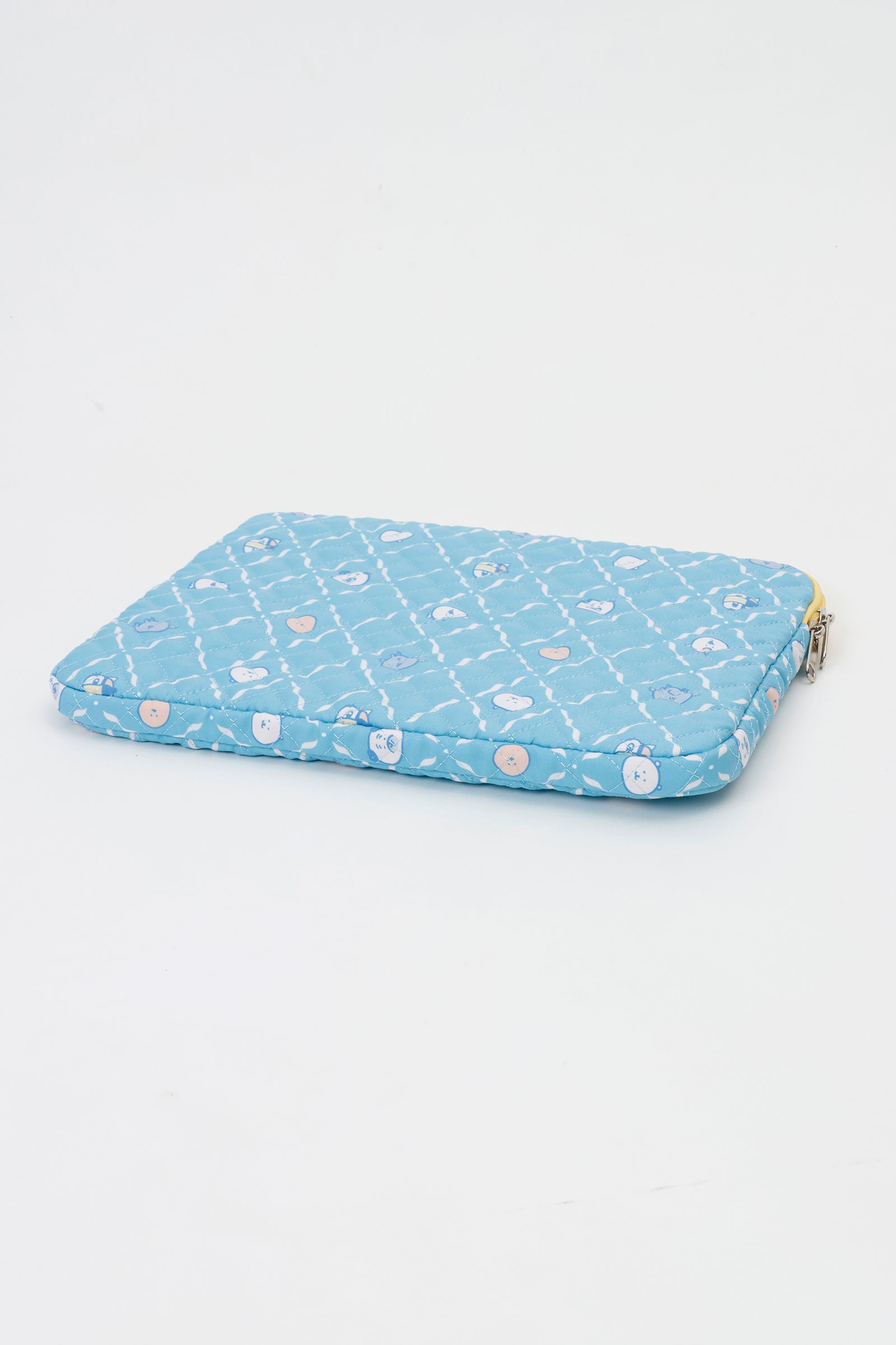 ナガノキャラクターズ マルチケース お顔ならび ブルー