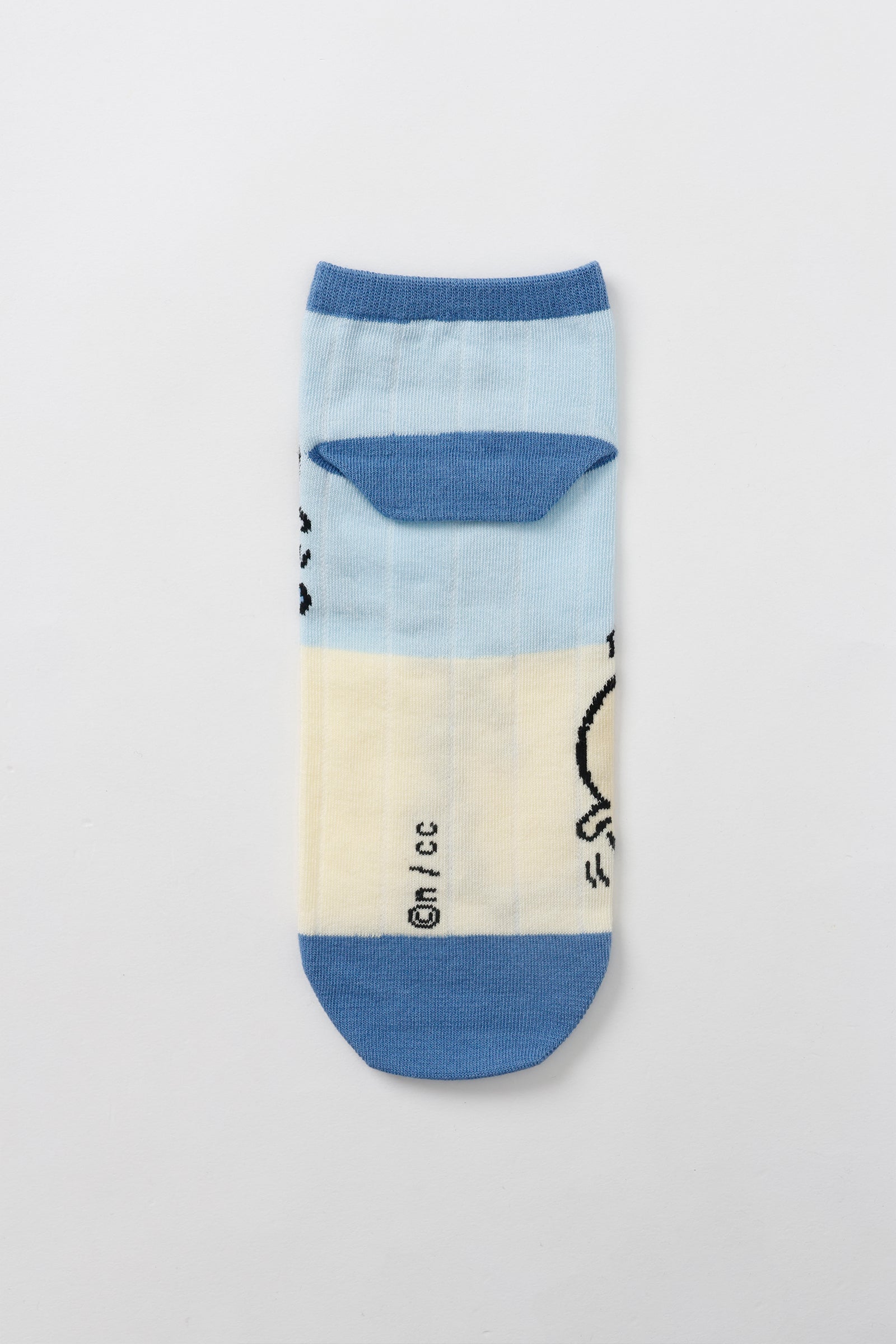 ちいかわ クルーソックス ハチワレとうさぎ サックス