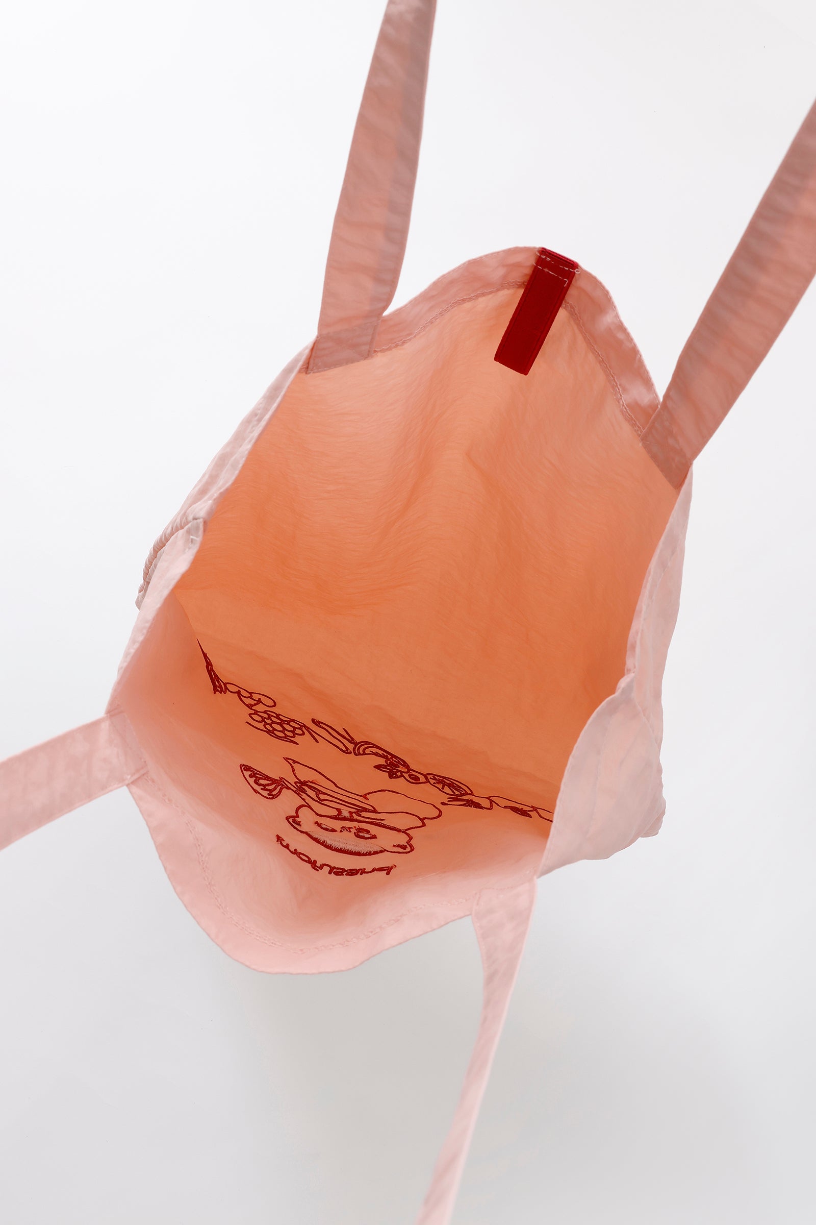 【Black Friday対象商品】mofusand 刺繍トートバッグ スイーツにゃん ピンク