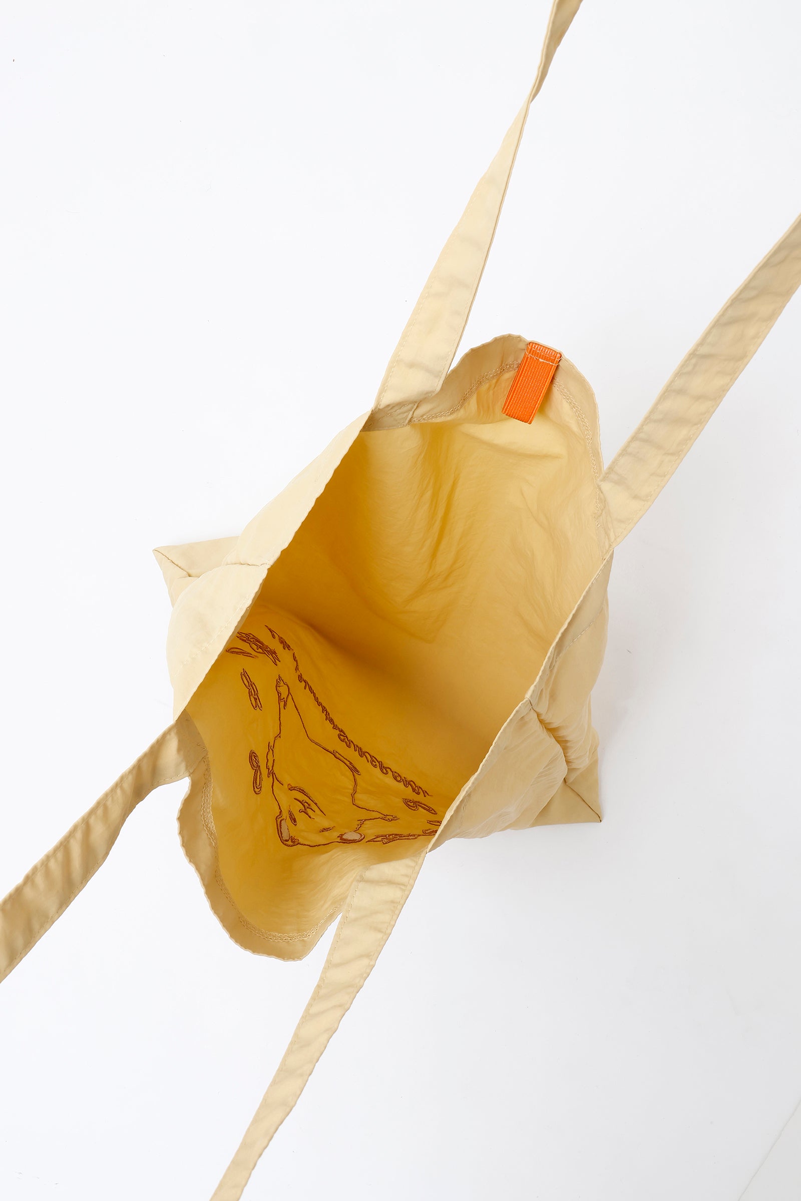 助六の日常 刺繍トートバッグ ひまわり イエロー