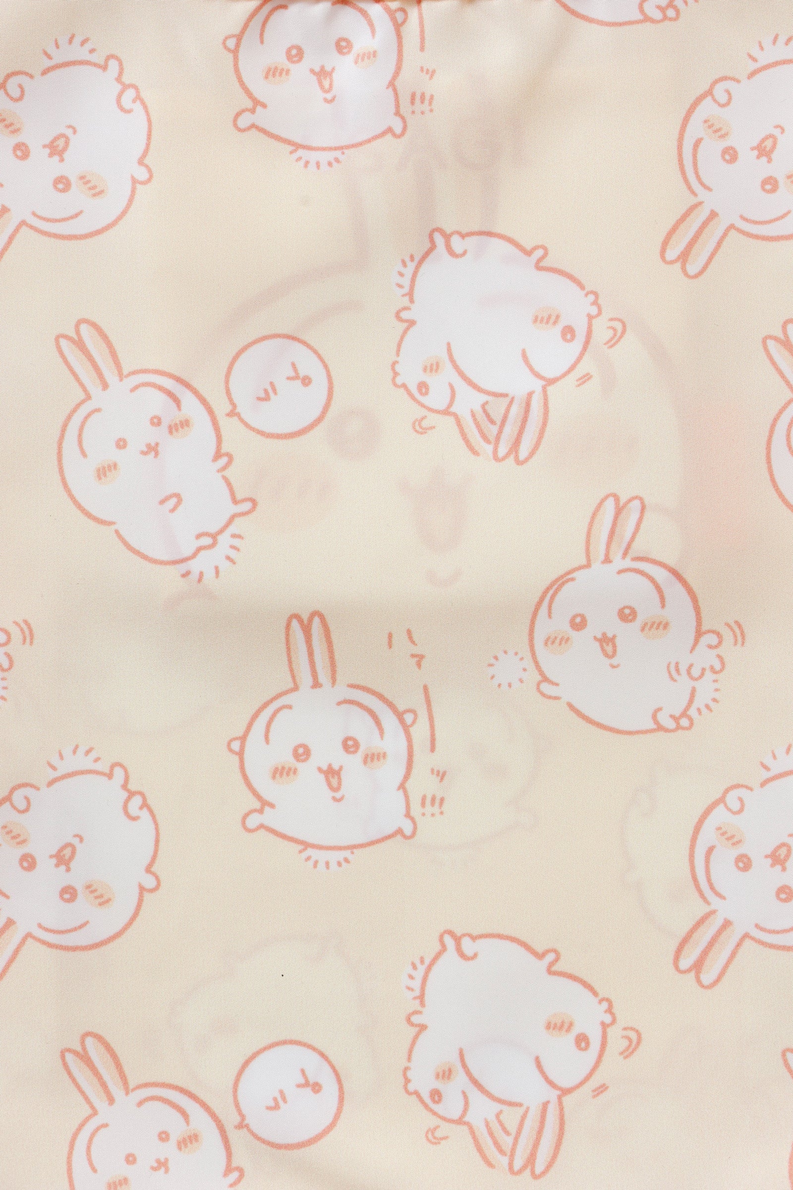 ちいかわ エコバッグ うさぎ総柄 イエロー