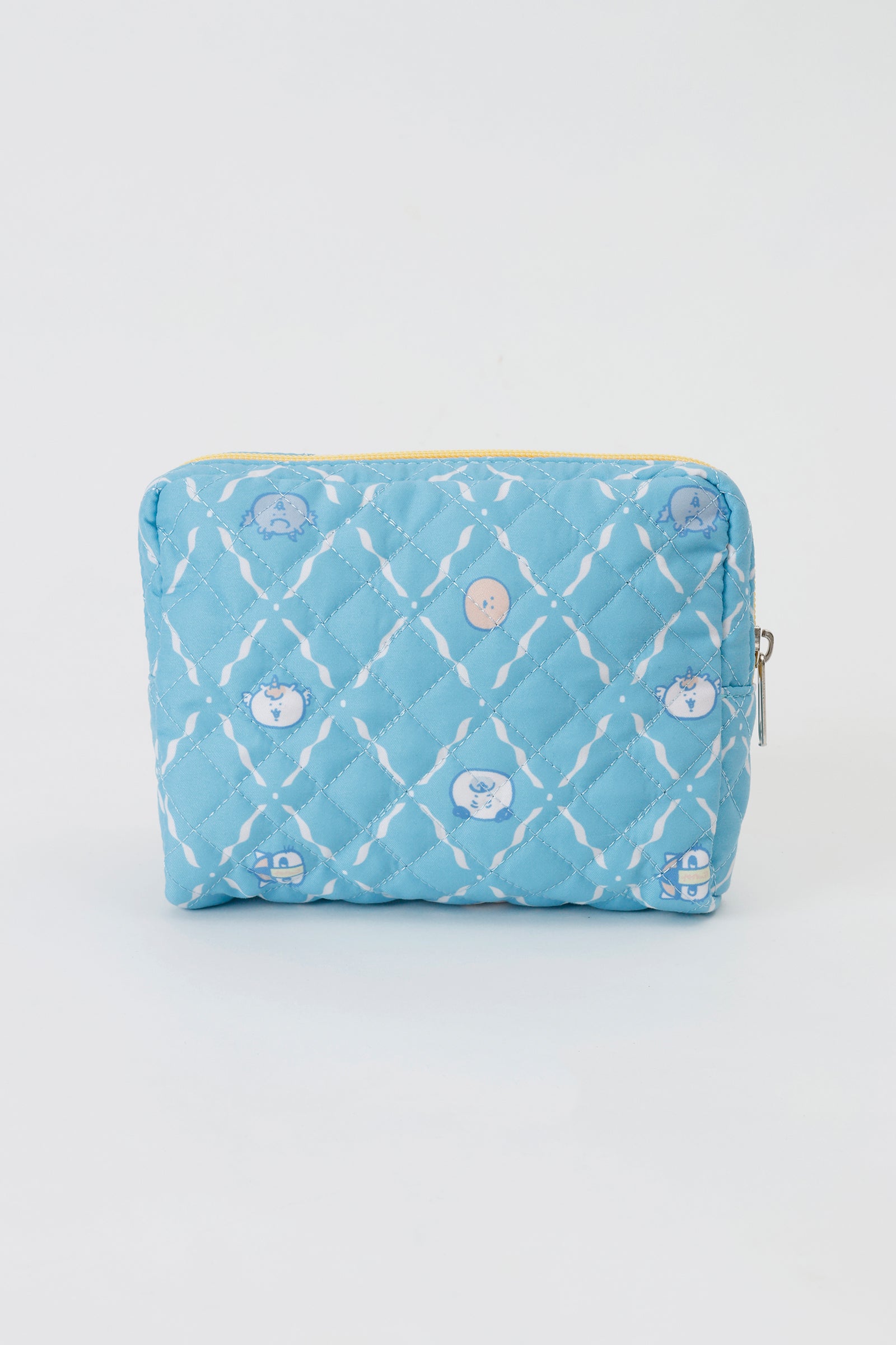 ナガノキャラクターズ ポーチ お顔ならび ブルー