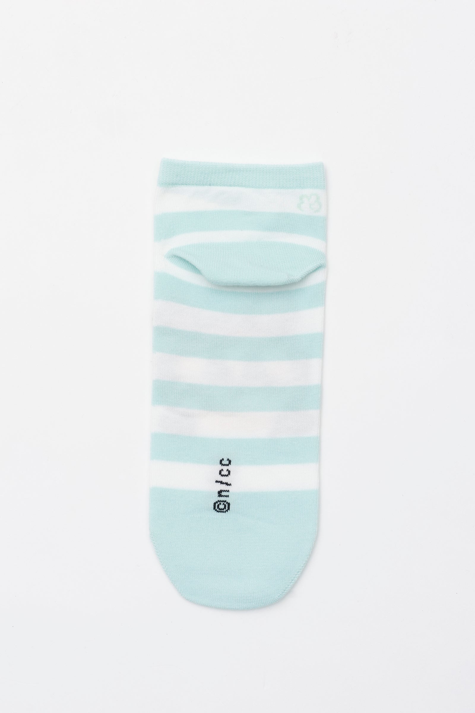 ちいかわ クルーソックス 古本屋ピース サックスボーダー 23~25cm