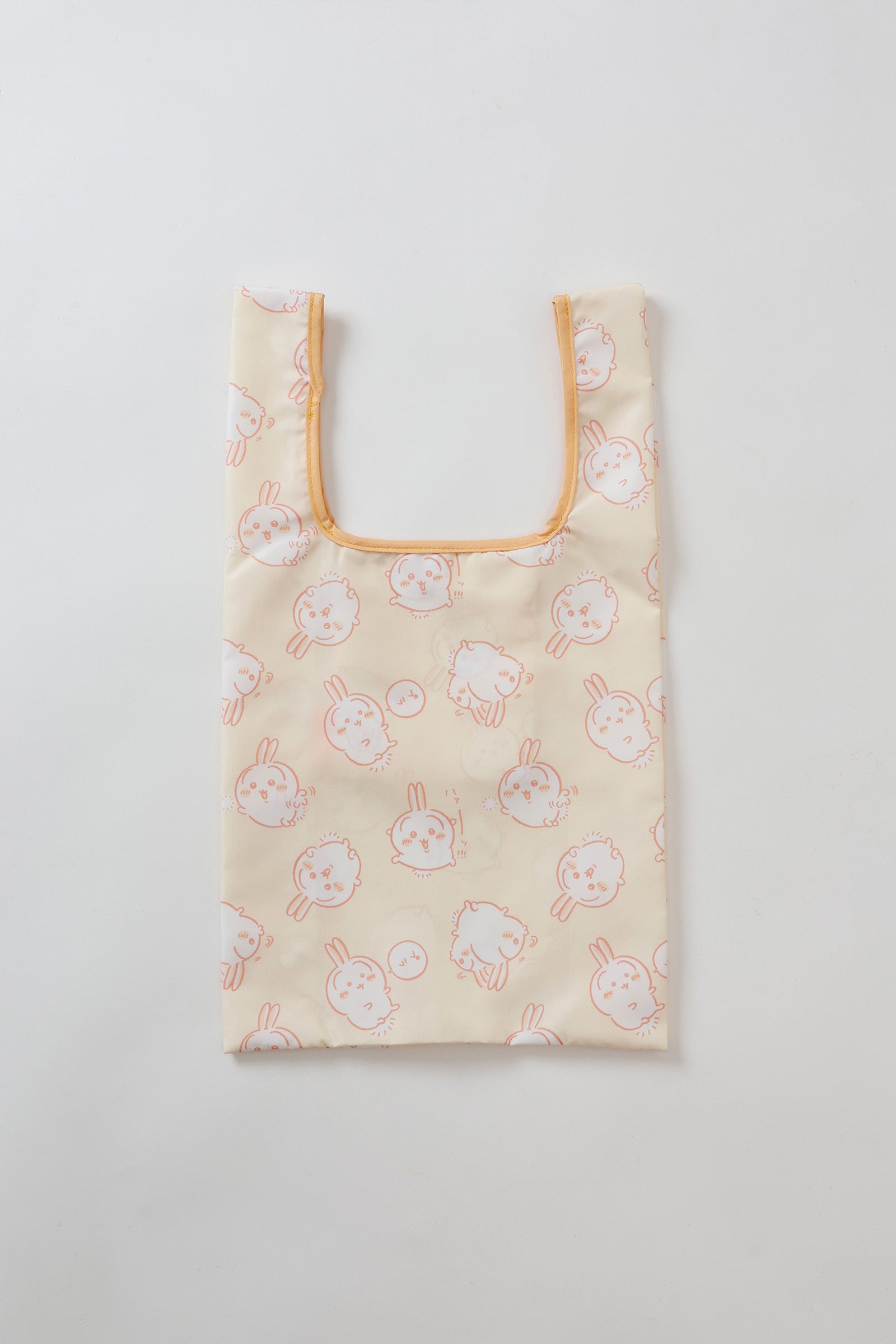 ちいかわ エコバッグ うさぎ総柄 イエロー