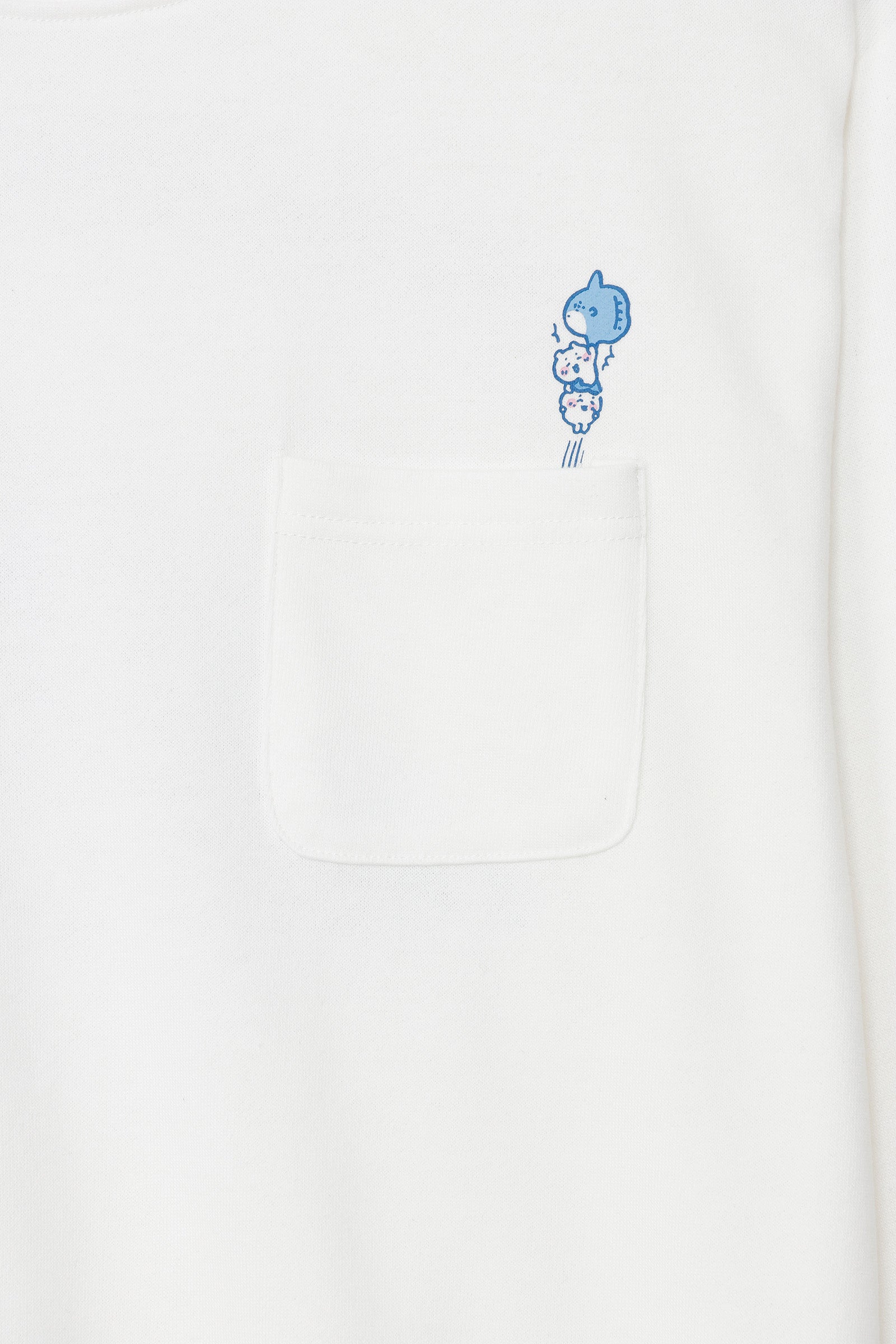 ちいかわ スウェット 肩車ジャンプ ホワイト