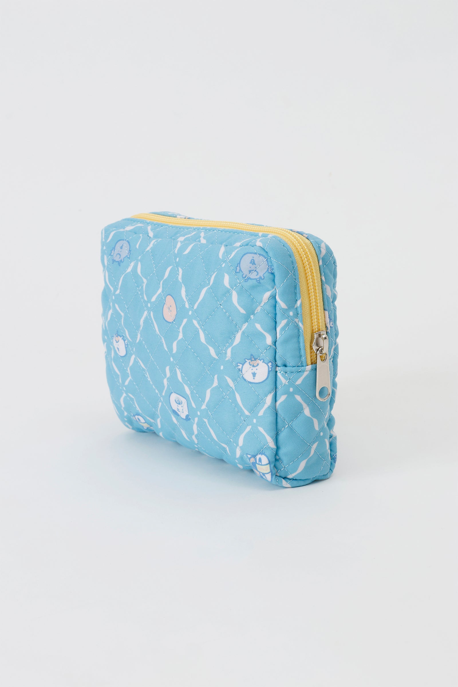 ナガノキャラクターズ ポーチ お顔ならび ブルー