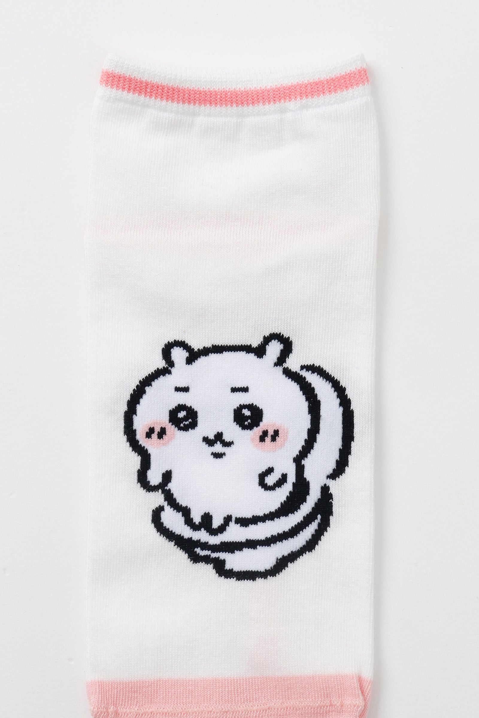 ちいかわ クルーソックス ちいかわトイレ ピンク