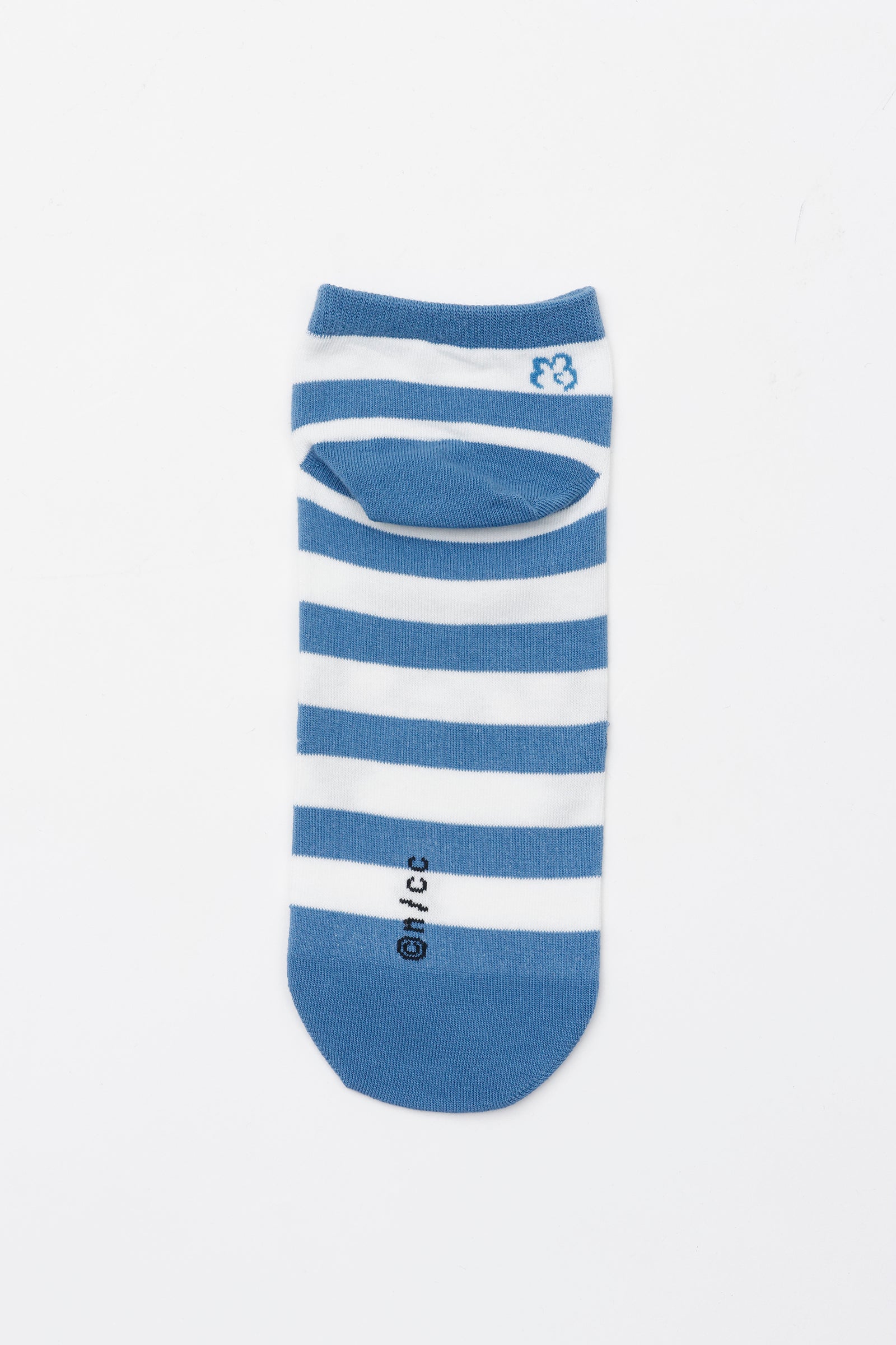 ちいかわ クルーソックス ハチワレピース ブルーボーダー 23~25cm