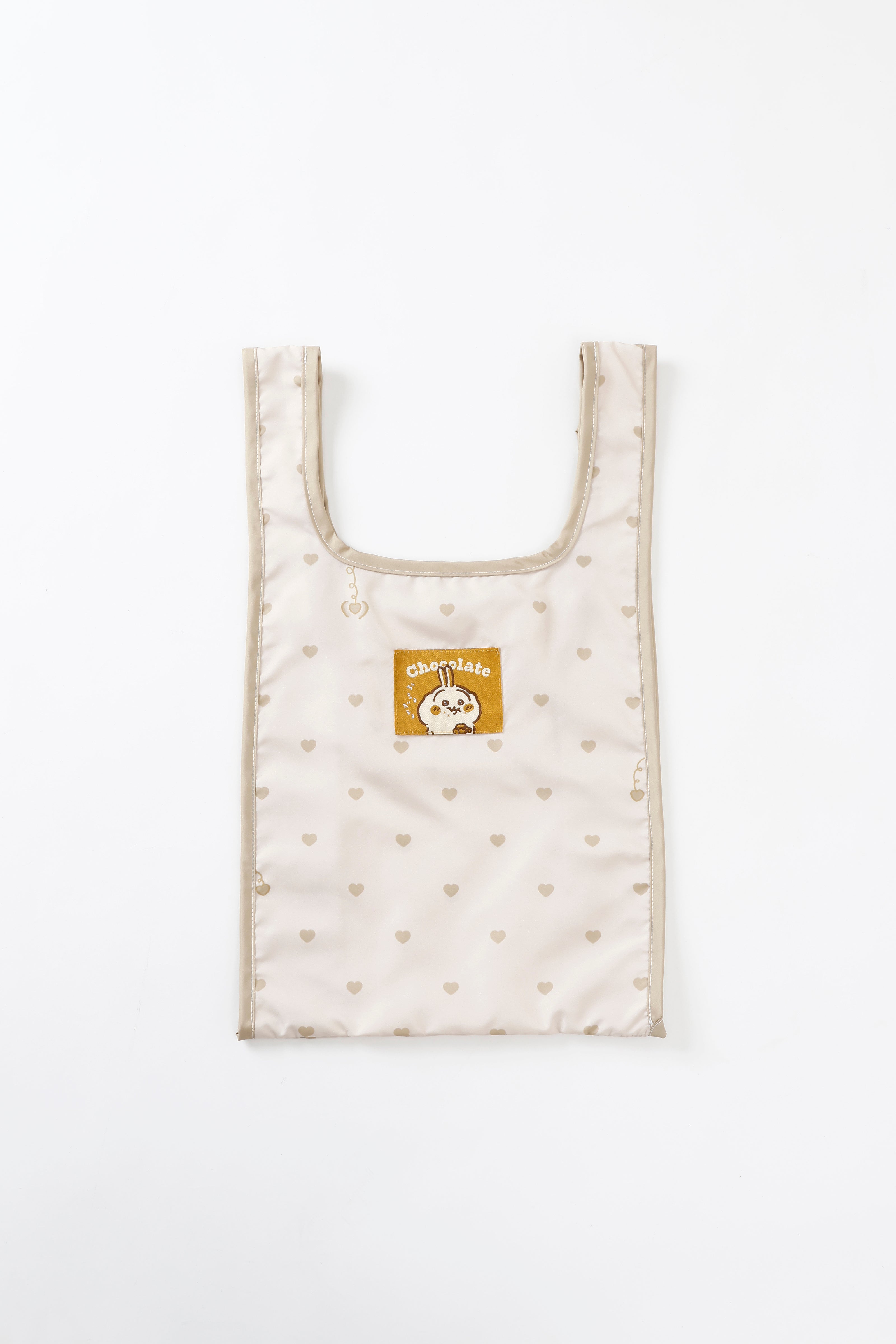 ちいかわ エコバッグ ハートチョコレート うさぎ イエロー