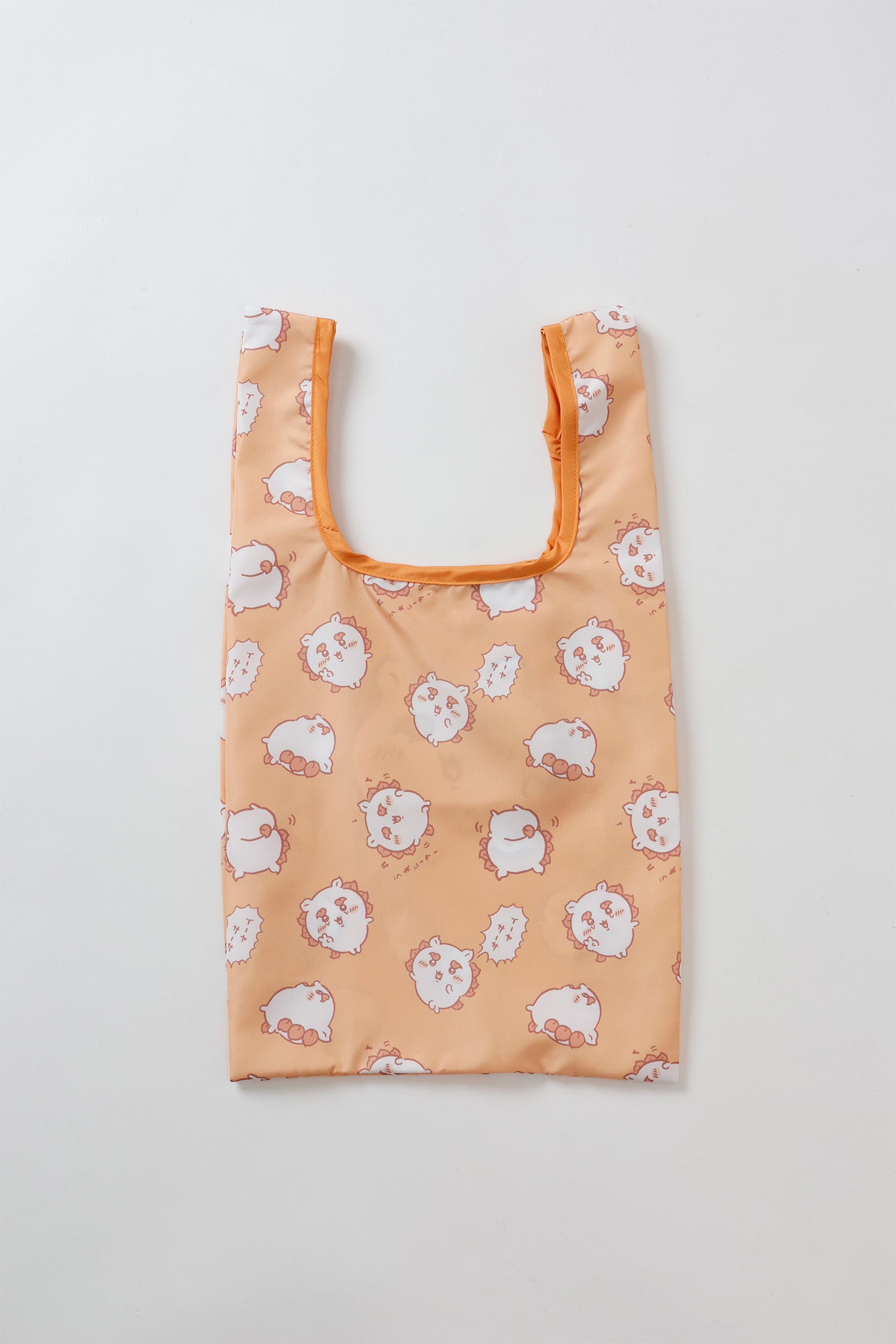ちいかわ エコバッグ シーサー総柄 オレンジ