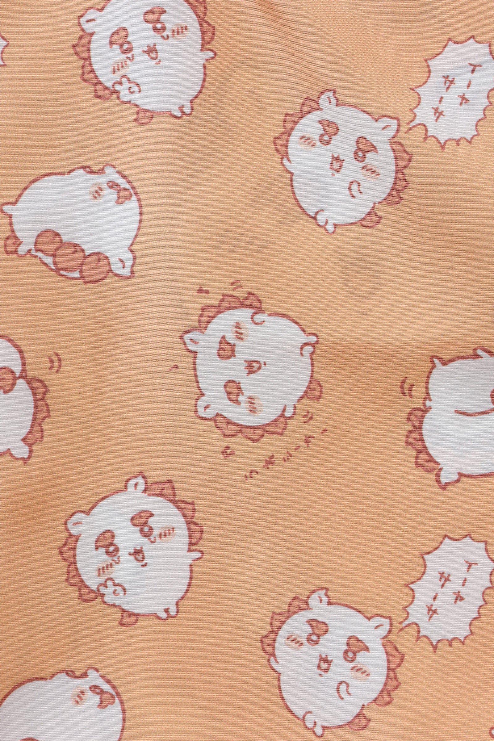 ちいかわ エコバッグ シーサー総柄 オレンジ