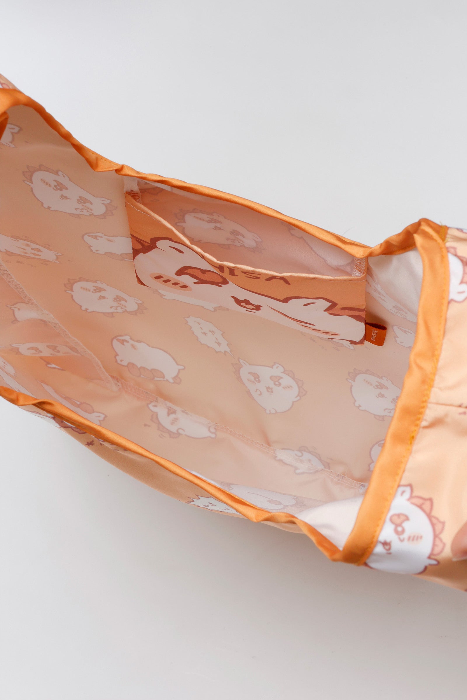 ちいかわ エコバッグ シーサー総柄 オレンジ