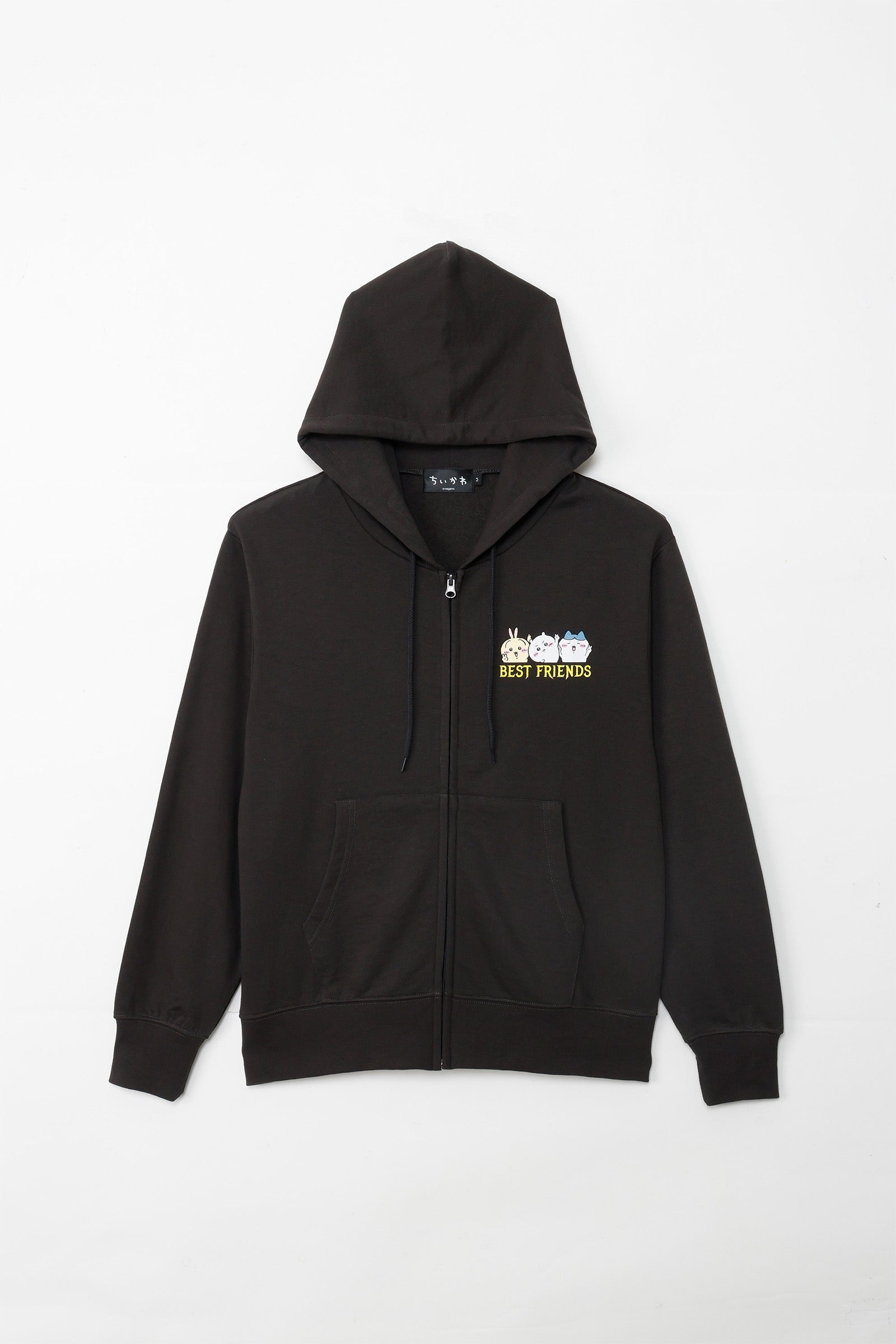 ちいかわ ZIPパーカー 仲良しトリオ スミ