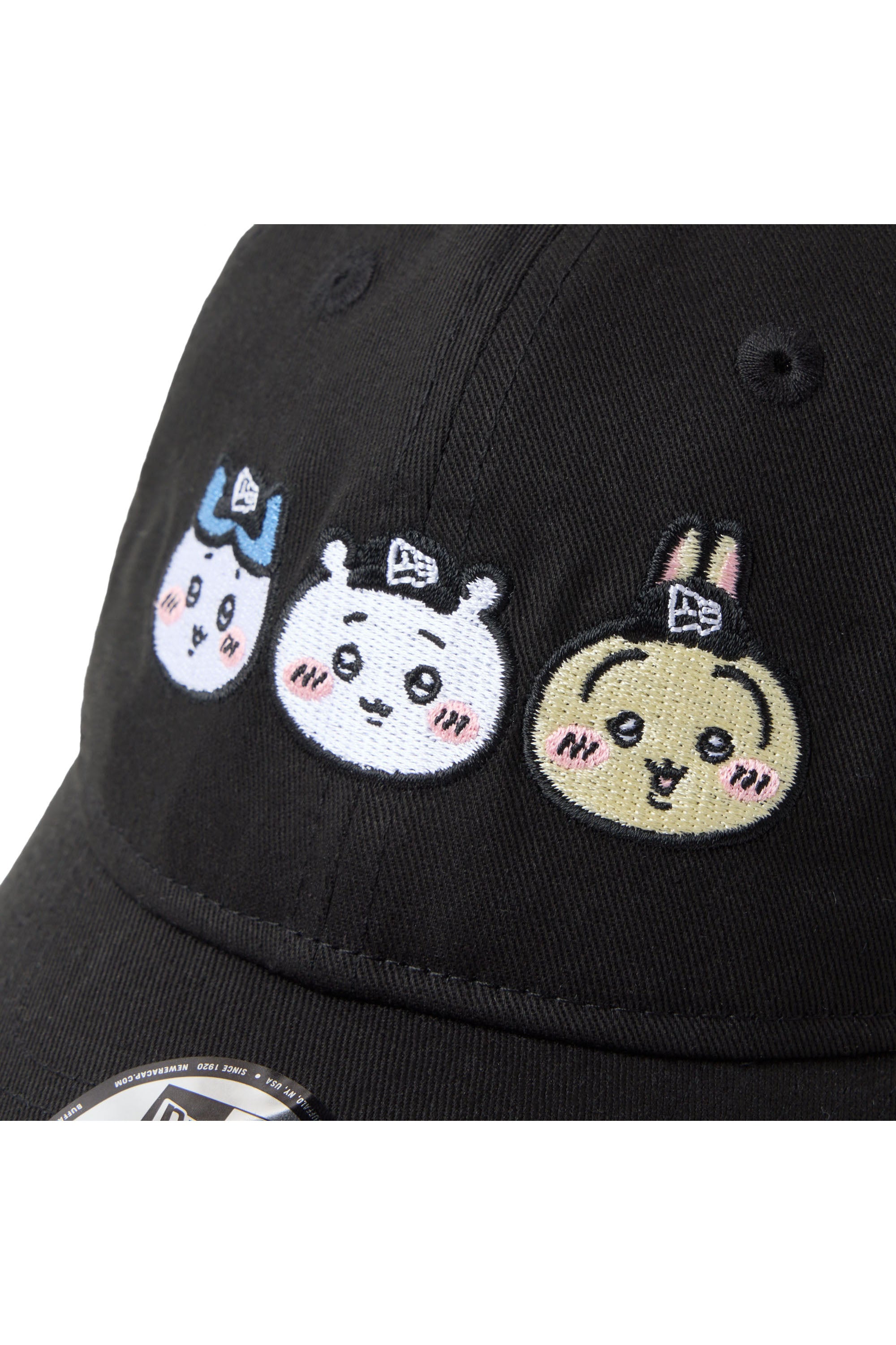 キッズ Youth 9TWENTY ちいかわ / ちいかわ・ハチワレ・うさぎ ブラック