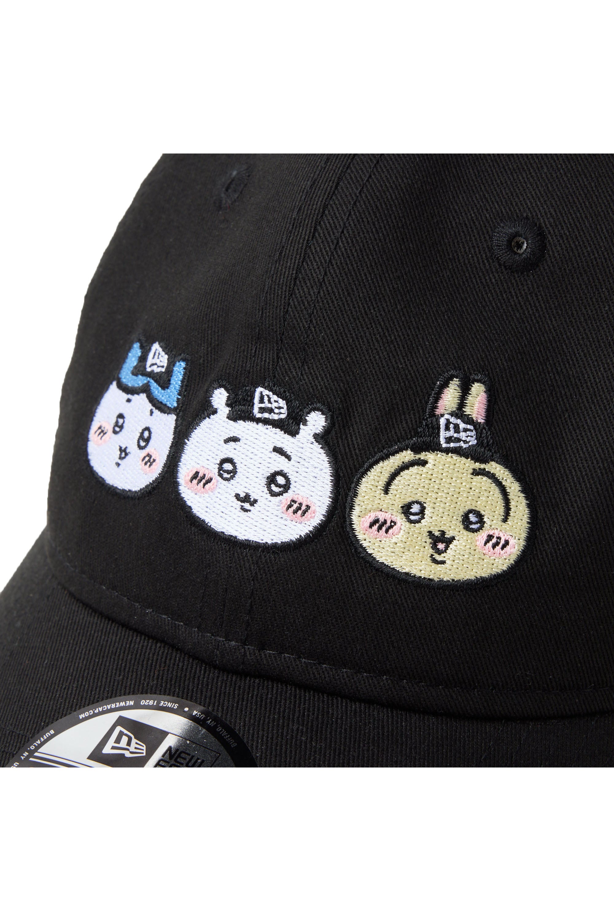 9TWENTY ちいかわ / ちいかわ・ハチワレ・うさぎ ブラック