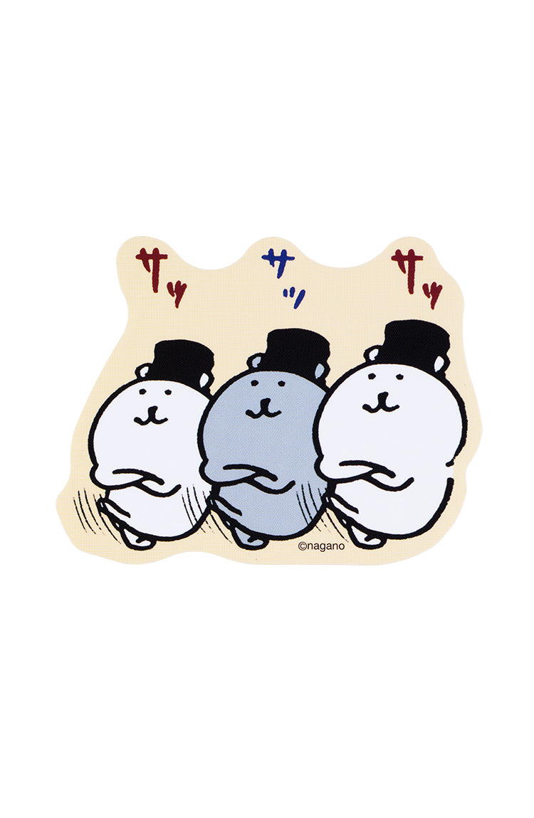 ナガノマーケット スマホに貼れるサイズのステッカー(コサック)