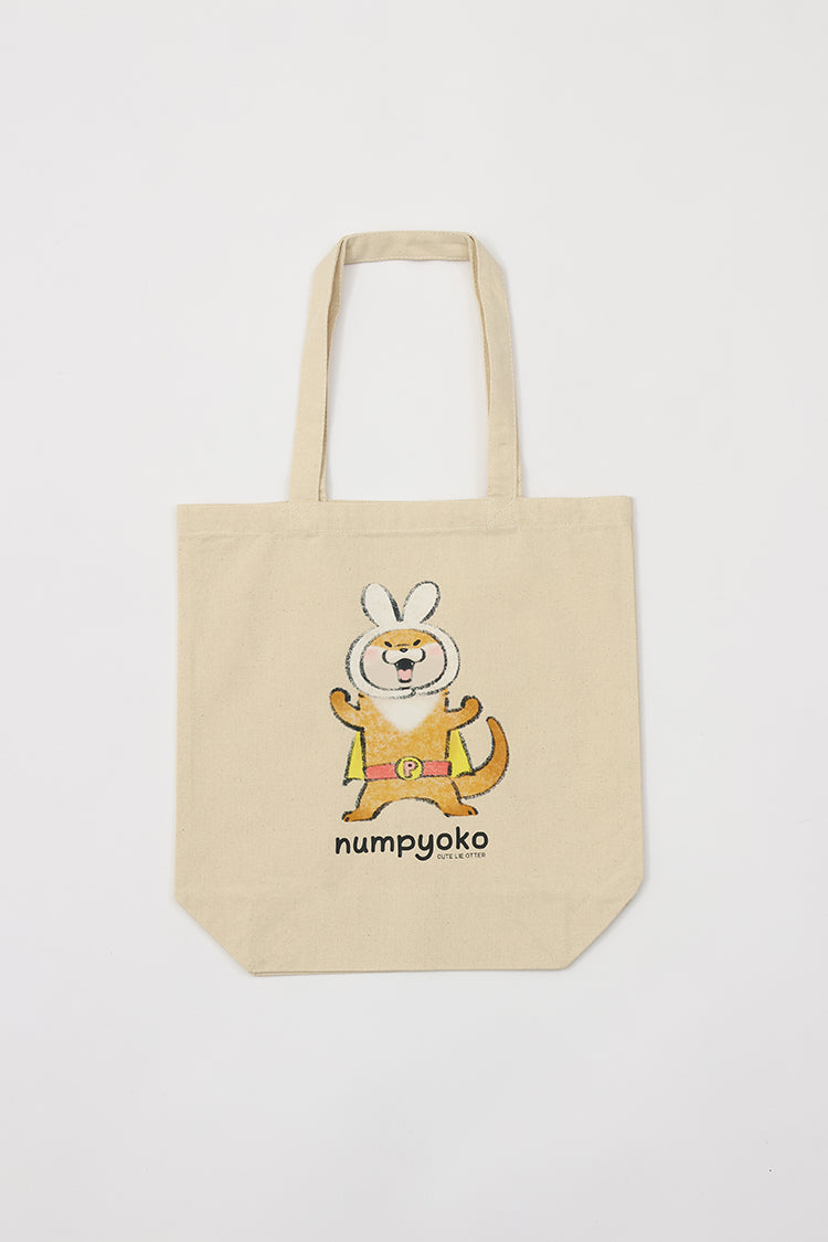 可愛い嘘のカワウソ トートバッグ numpyoko ナチュラル