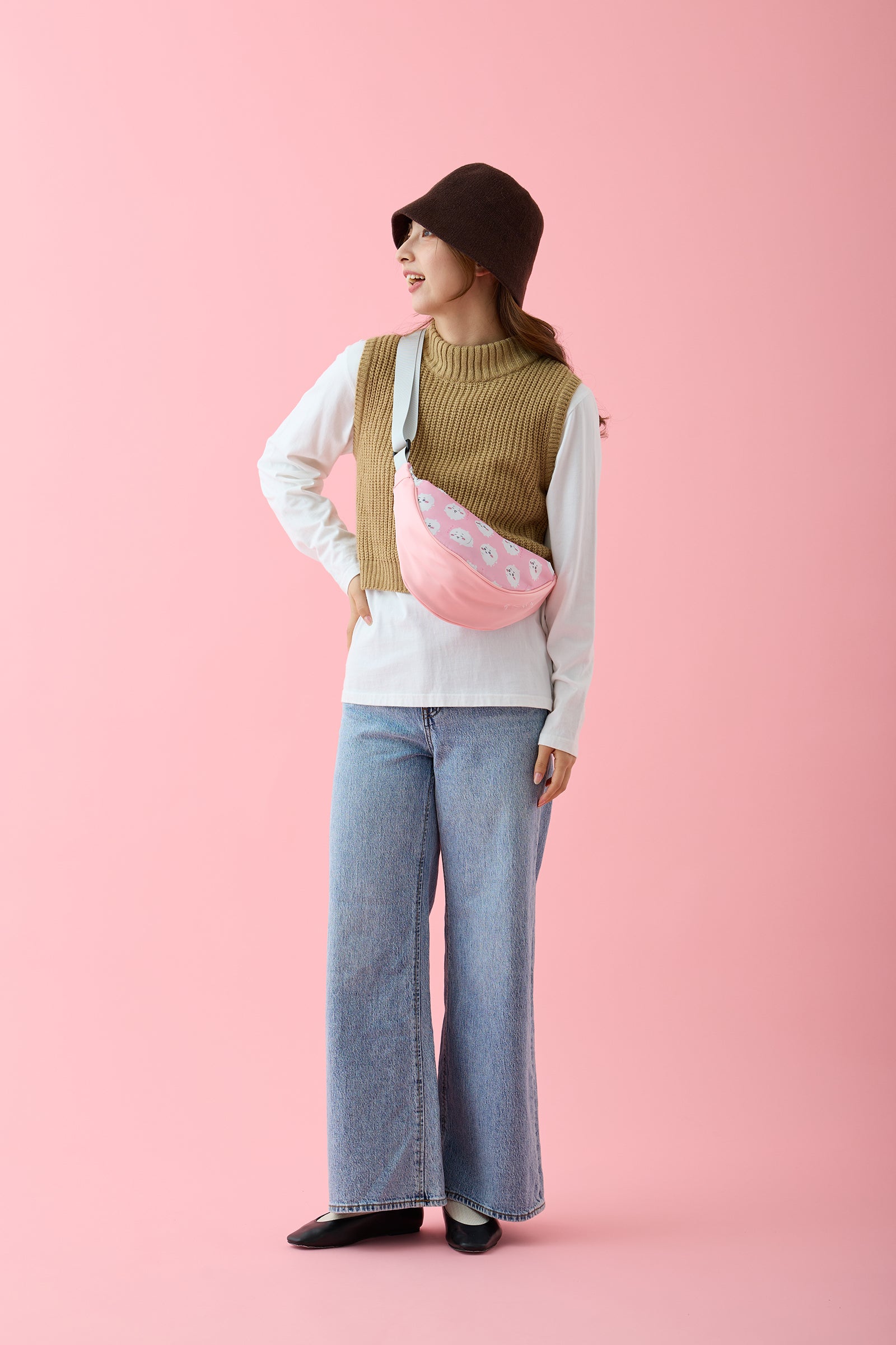 ちいかわ ショルダーバッグ ちいかわ ピンク