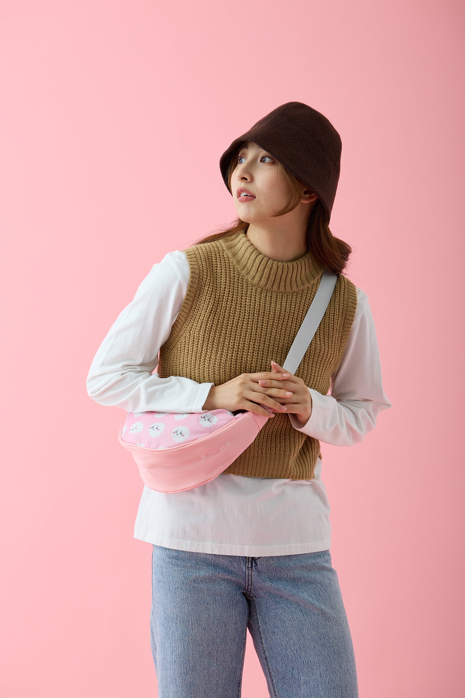 ちいかわ ショルダーバッグ ちいかわ ピンク