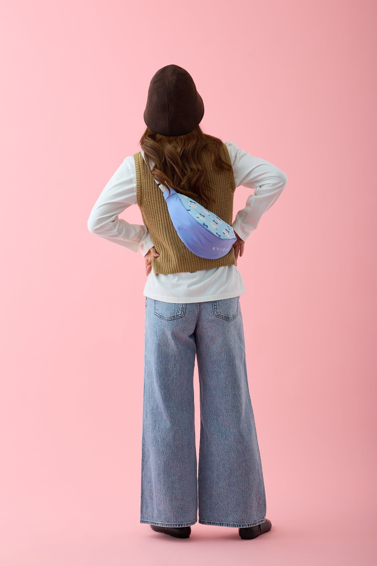 ちいかわ ショルダーバッグ ハチワレ ブルー