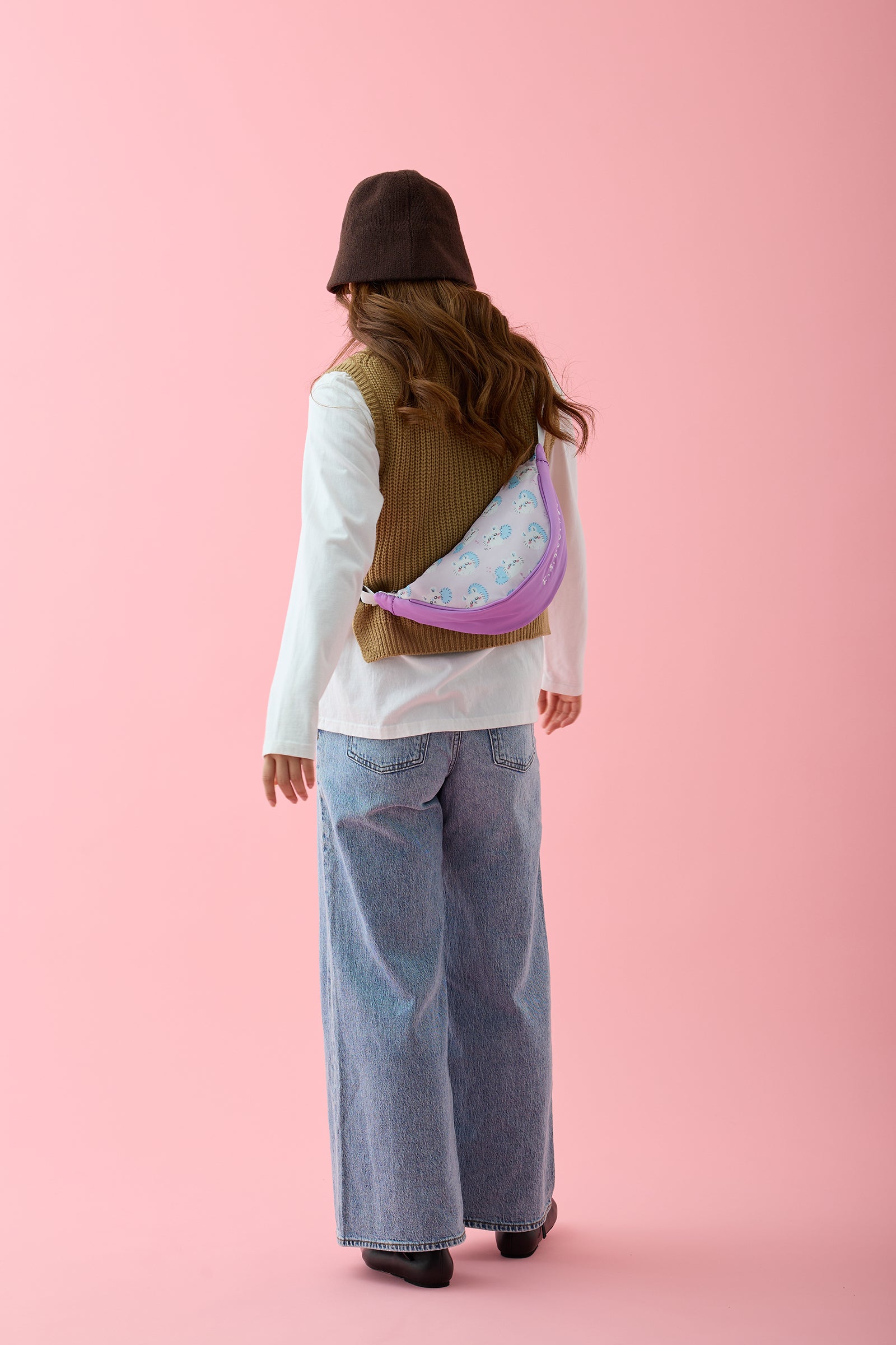 ちいかわ ショルダーバッグ モモンガ パープル