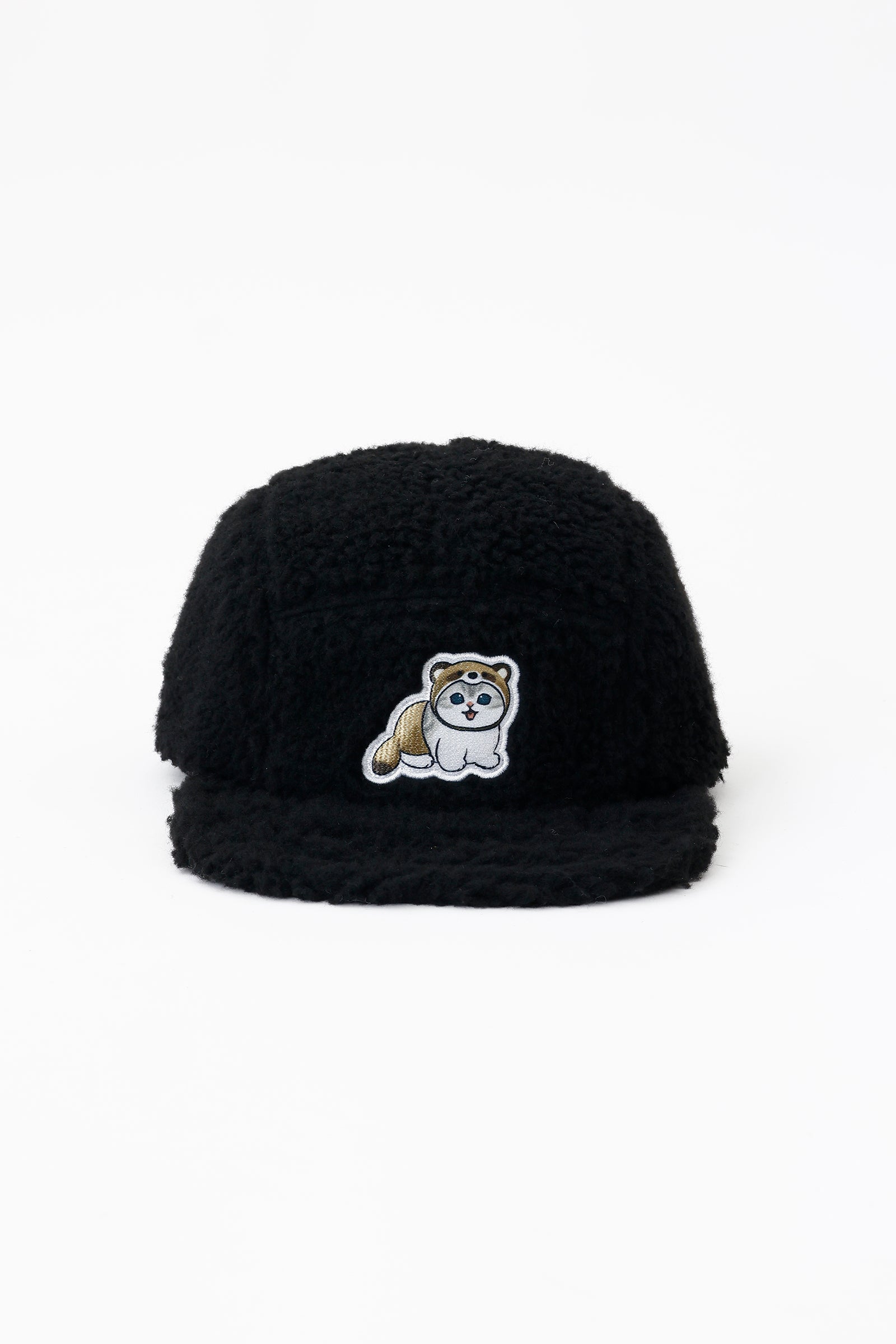 【Black Friday対象商品】mofusand もこもこCAP にゃんパンツたぬき ブラック