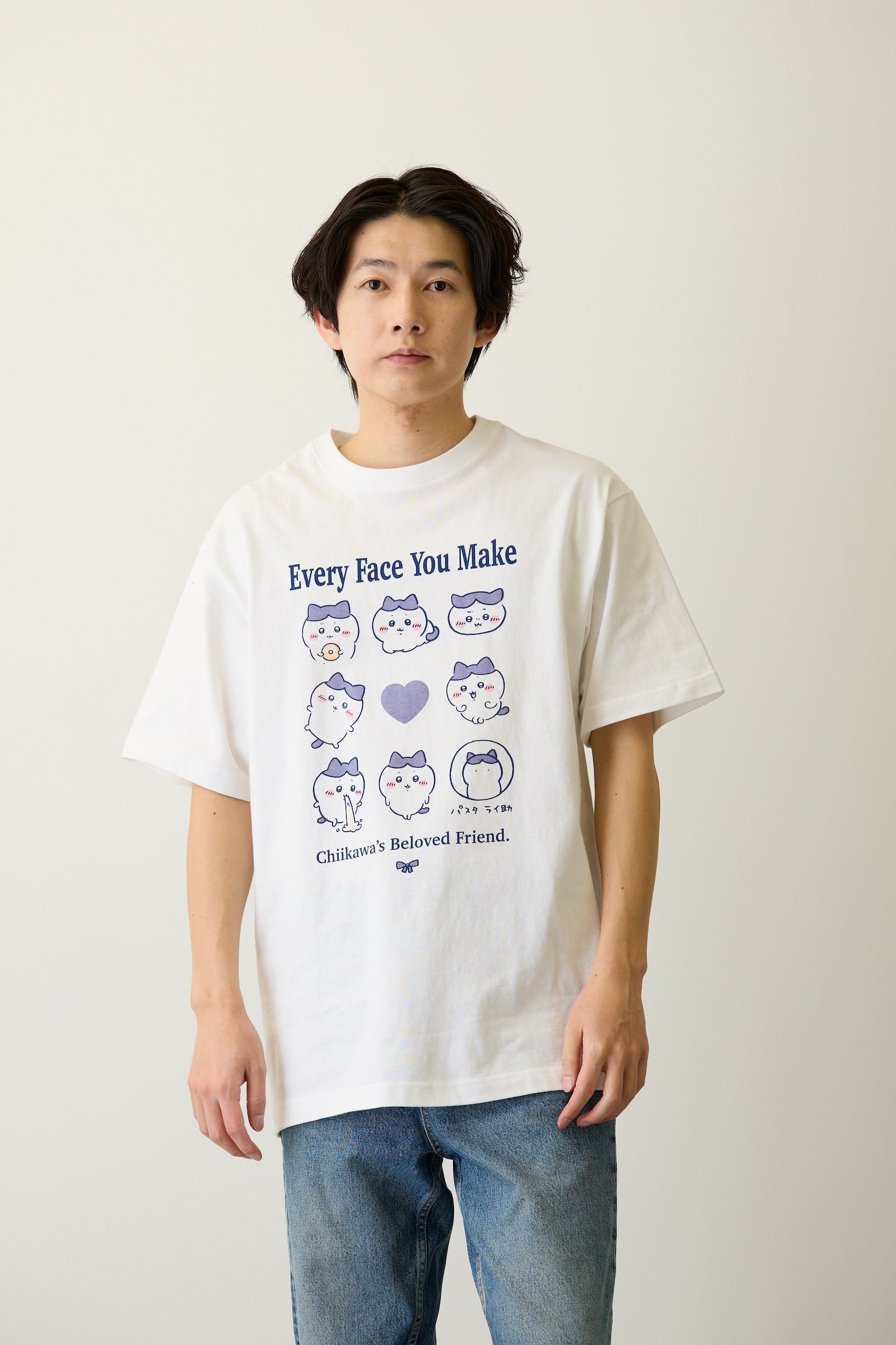 ちいかわ Tシャツ ハチワレシリーズ ホワイト