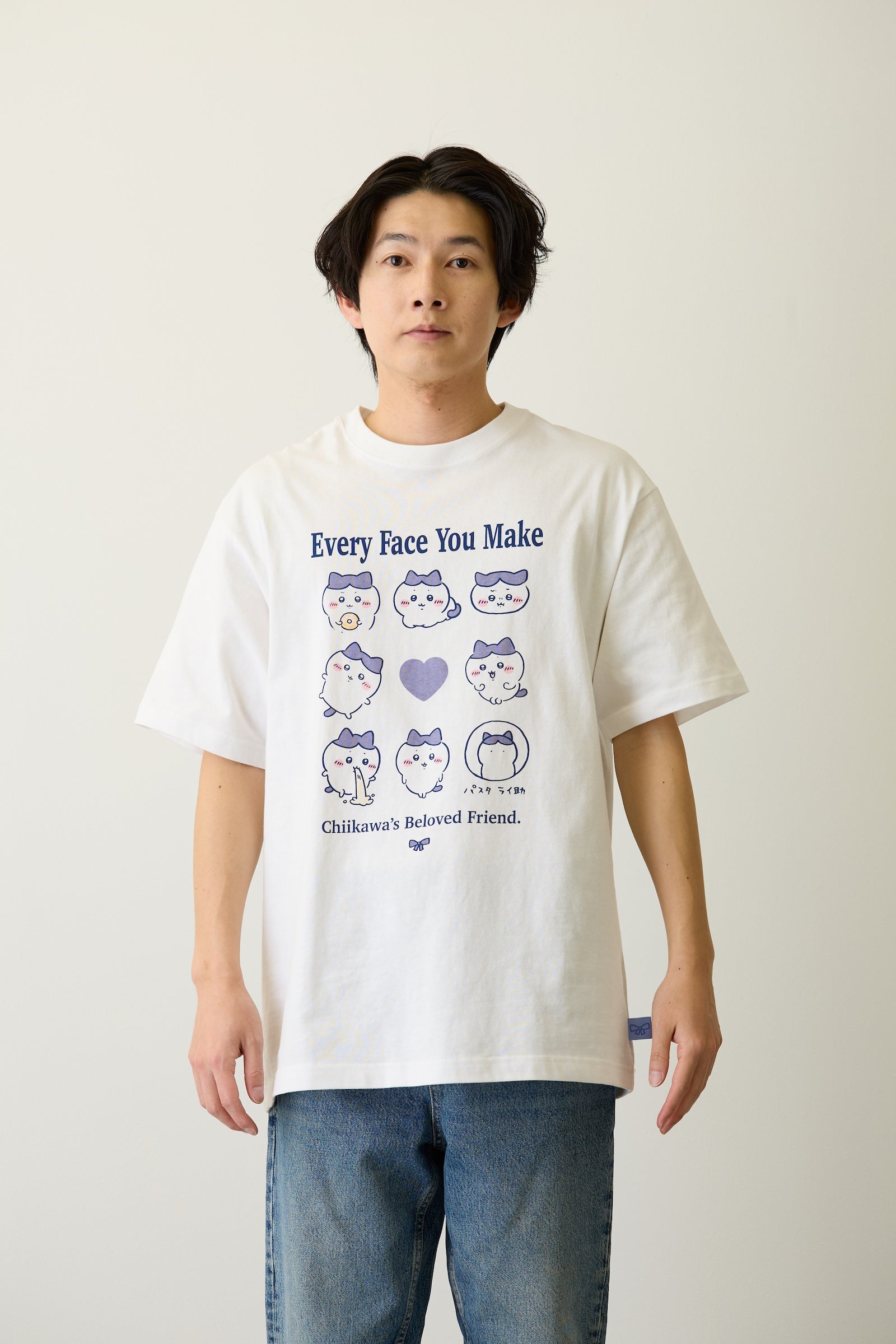 ちいかわ Tシャツ ハチワレシリーズ ホワイト
