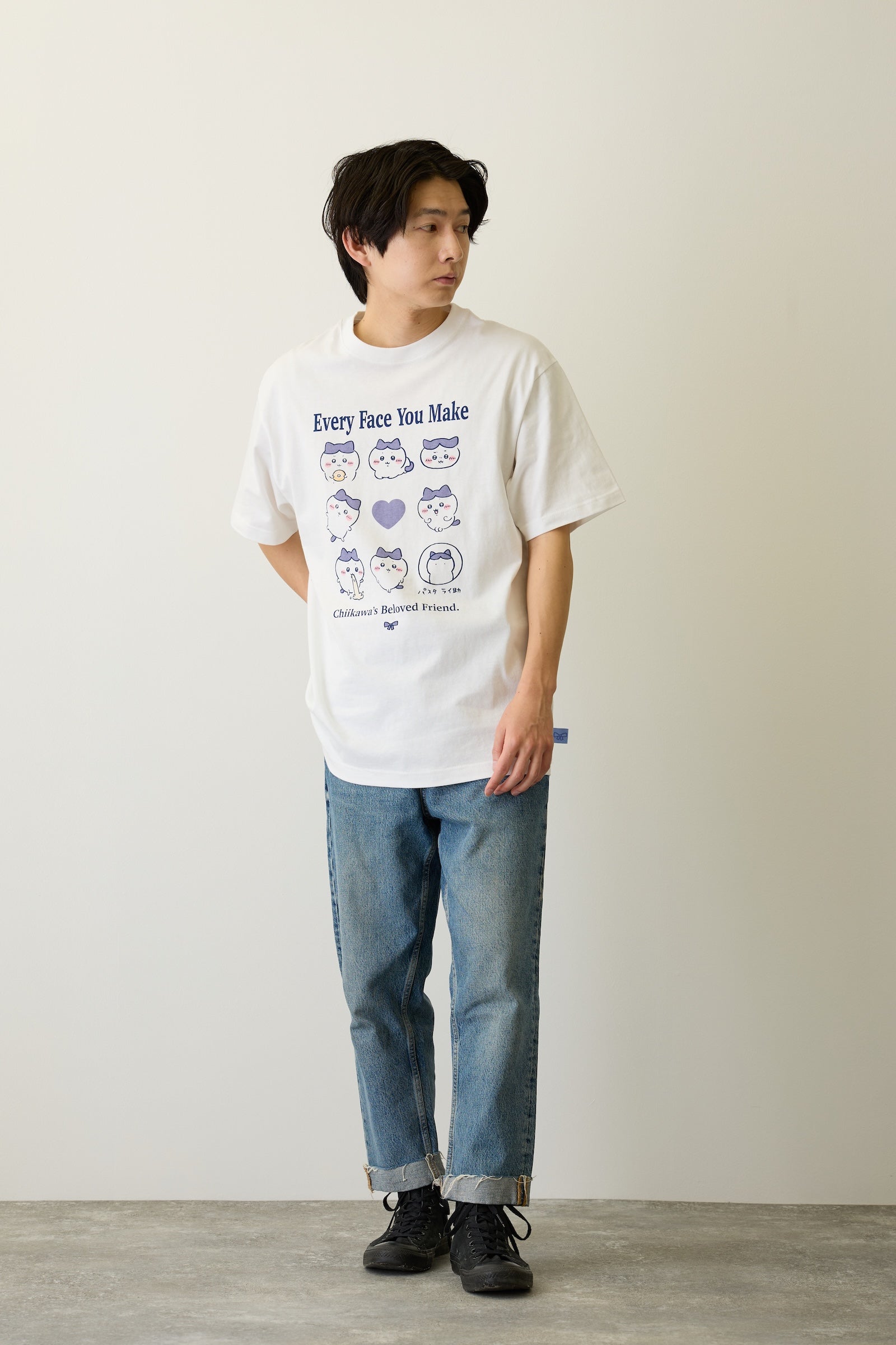 ちいかわ Tシャツ ハチワレシリーズ ホワイト
