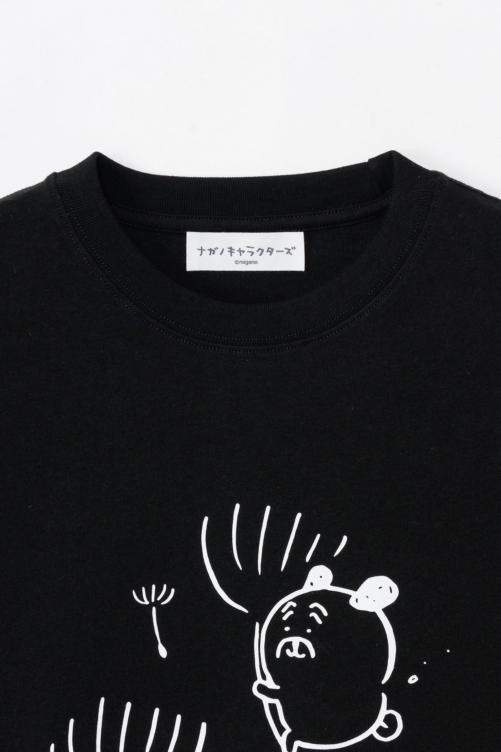 ナガノキャラクターズ Tシャツ たんぽぽ ブラック