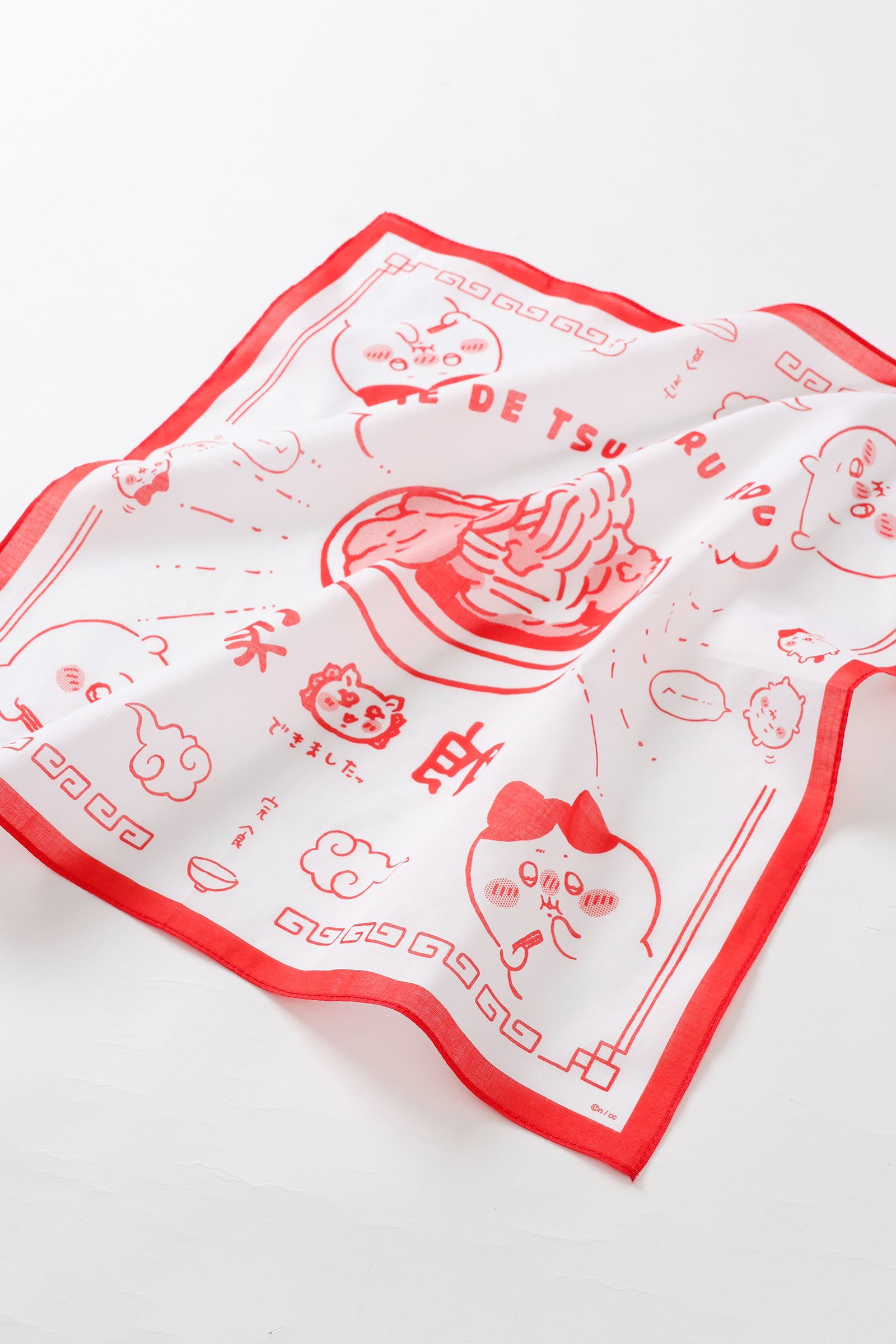 ちいかわ バンダナ 家郎 ホワイト