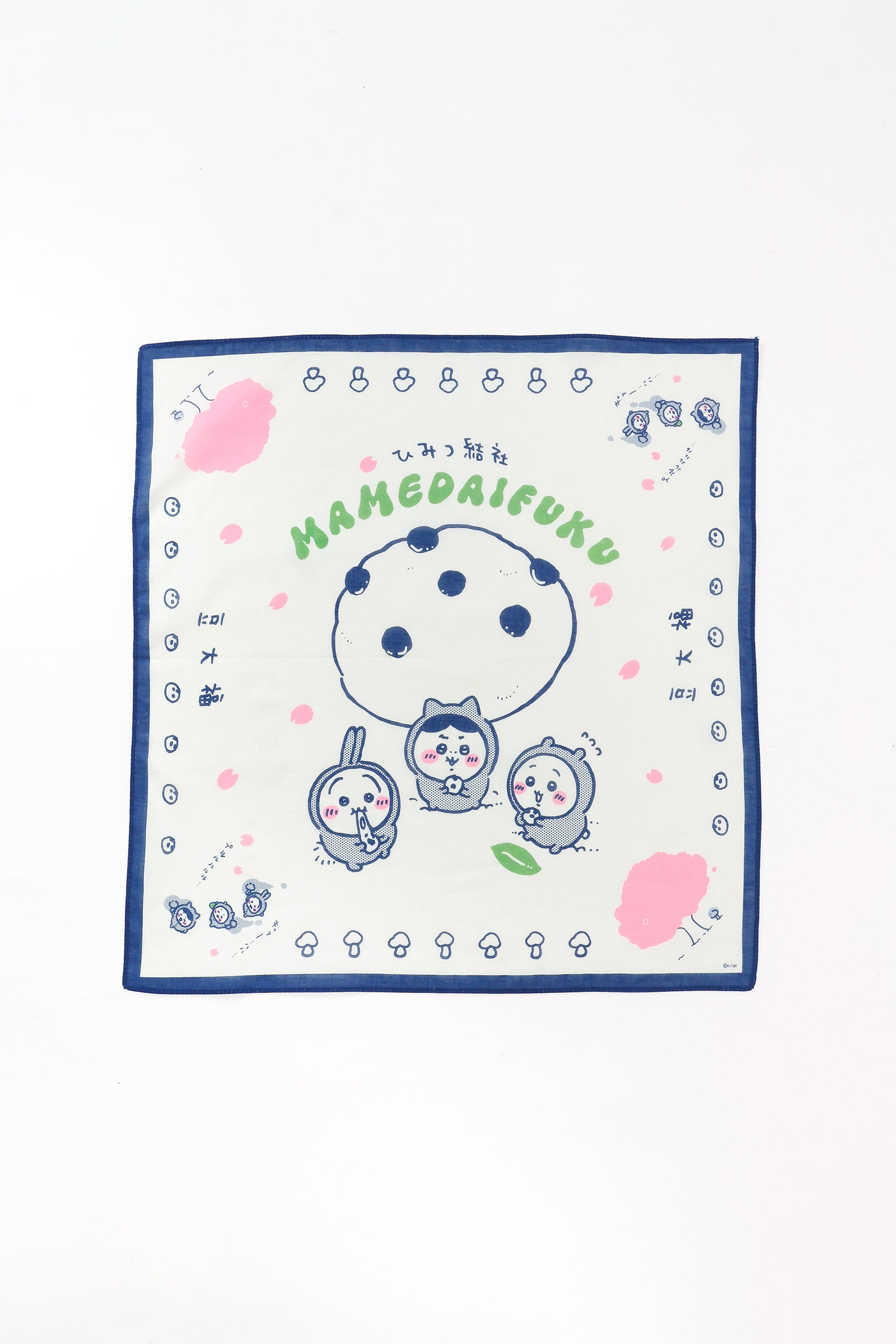 ちいかわ バンダナ ひみつ結社豆大福 ピスタチオ