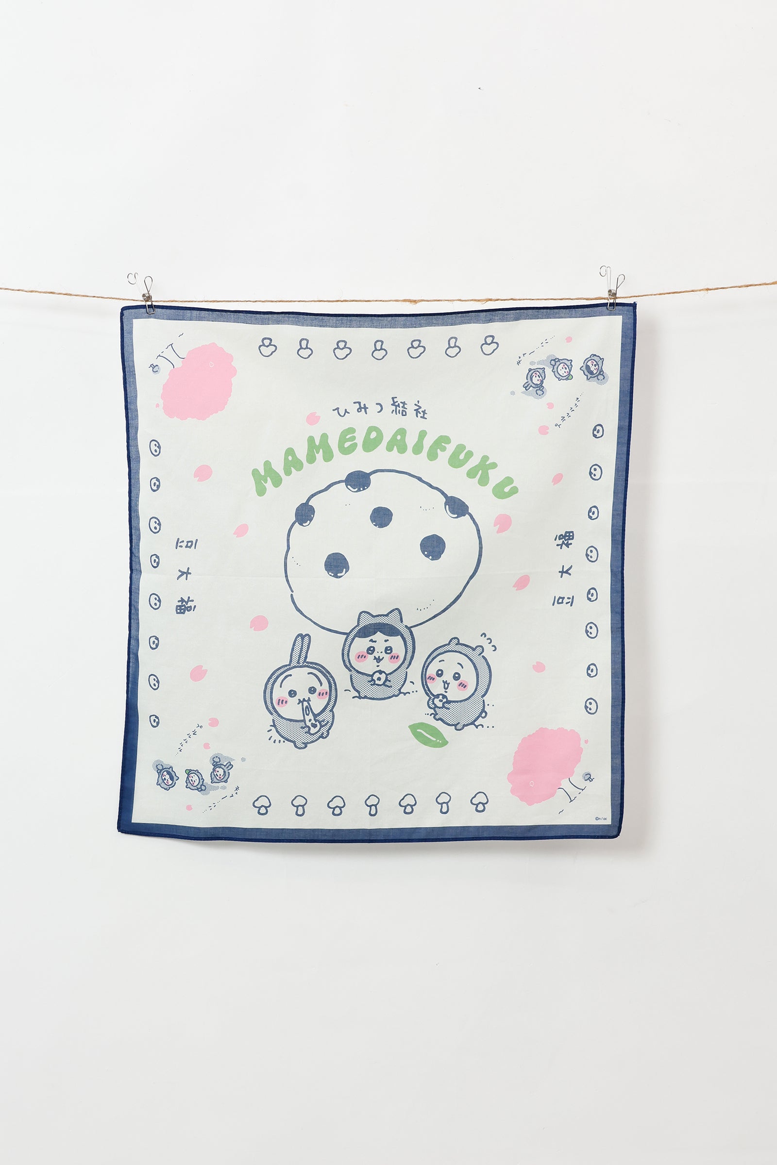 ちいかわ バンダナ ひみつ結社豆大福 ピスタチオ