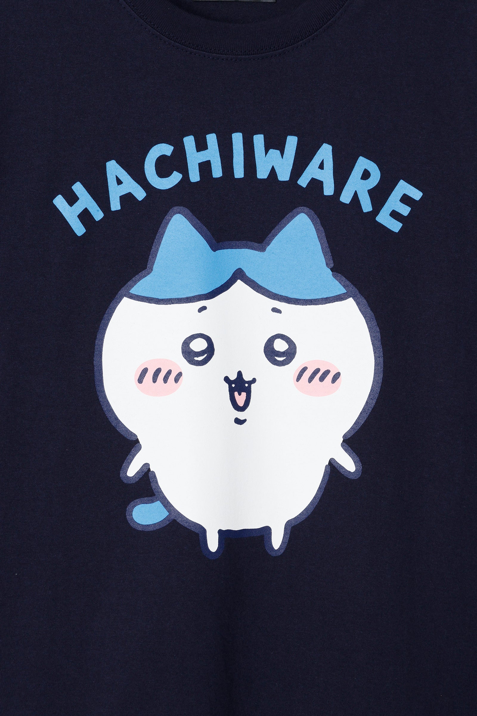 ちいかわ Tシャツ ハチワレ ネイビー