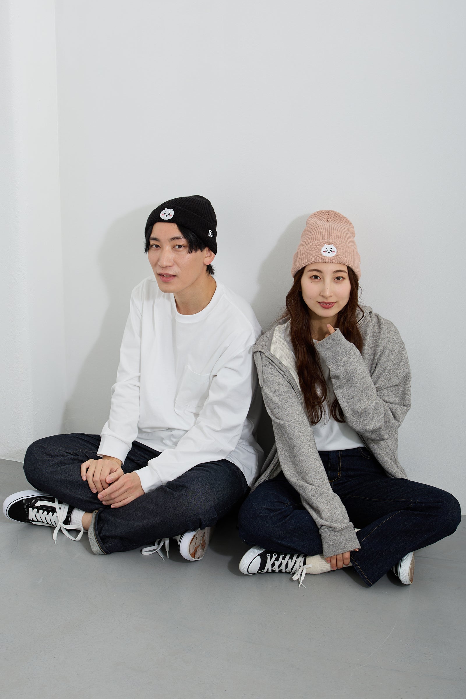 【先行予約商品】NEW ERA® SOFT CUFF KNIT ちいかわ BLACK