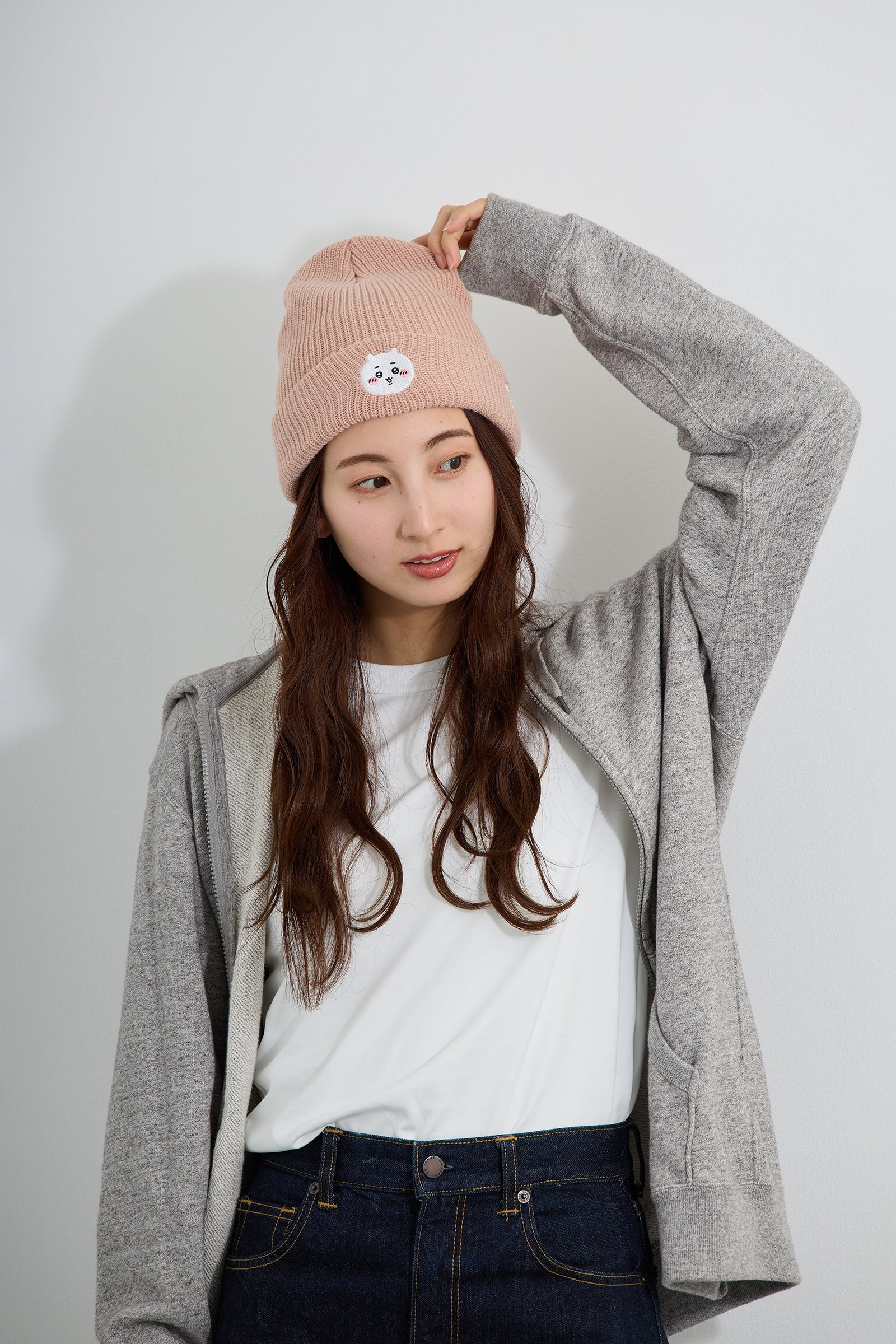 【先行予約商品】NEW ERA® SOFT CUFF KNIT ちいかわ RUSTY PINK