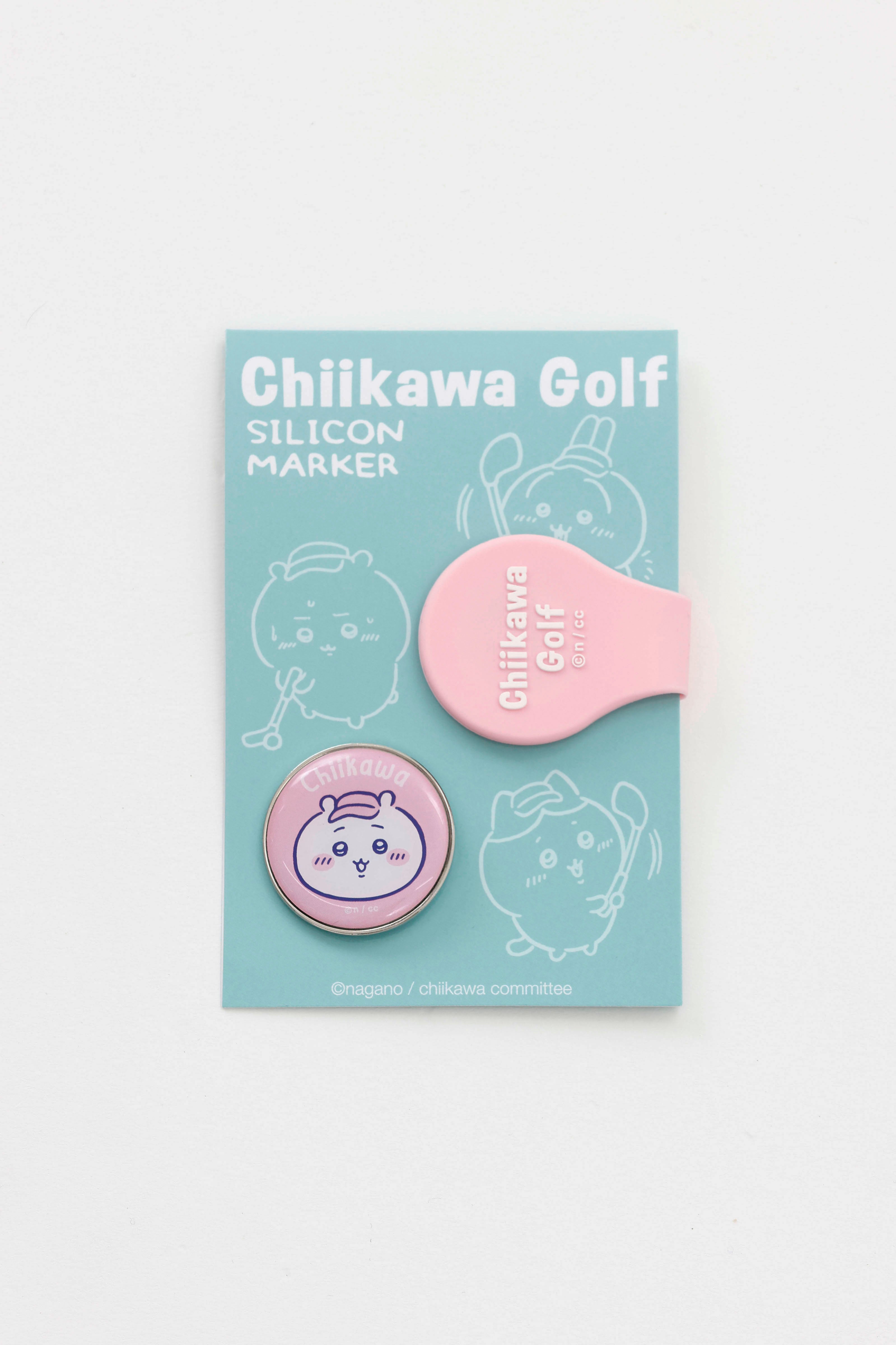 ちいかわGOLF シリコンクリップマーカー ちいかわ ピンク
