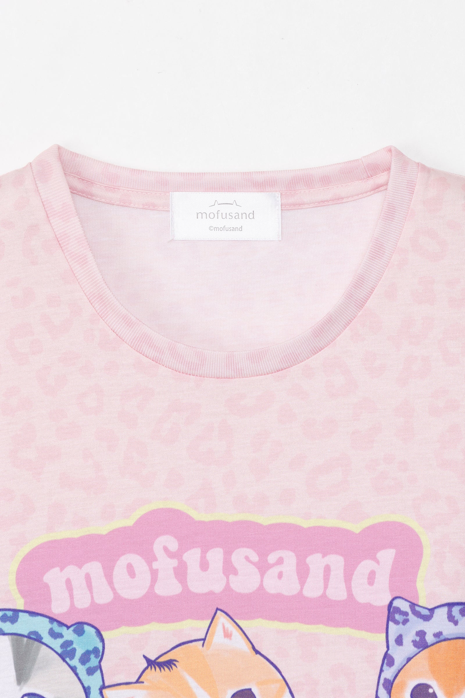 mofusand Tシャツ ぎゃるにゃん GAL CAT ピンク