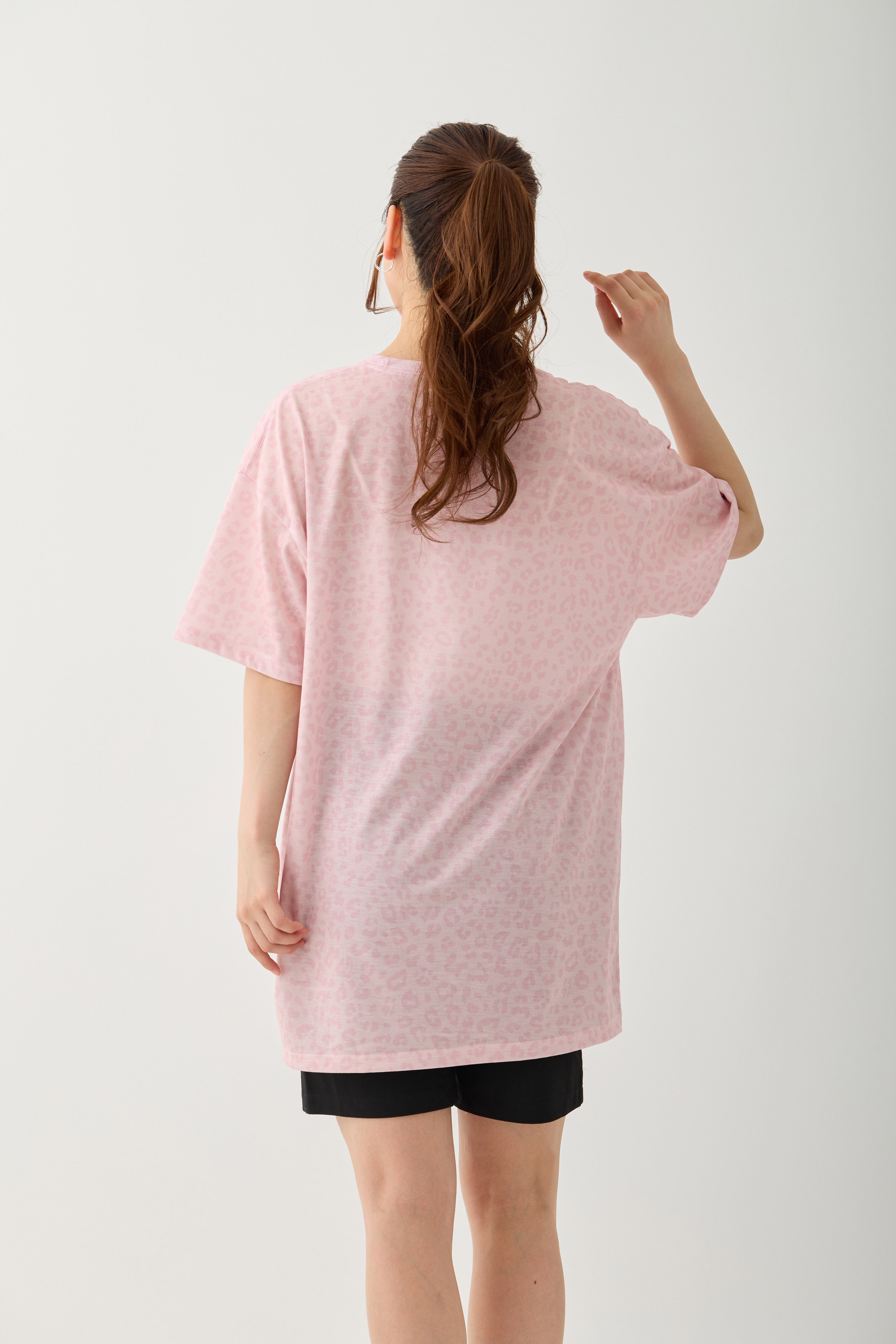 mofusand Tシャツ ぎゃるにゃん GAL CAT ピンク
