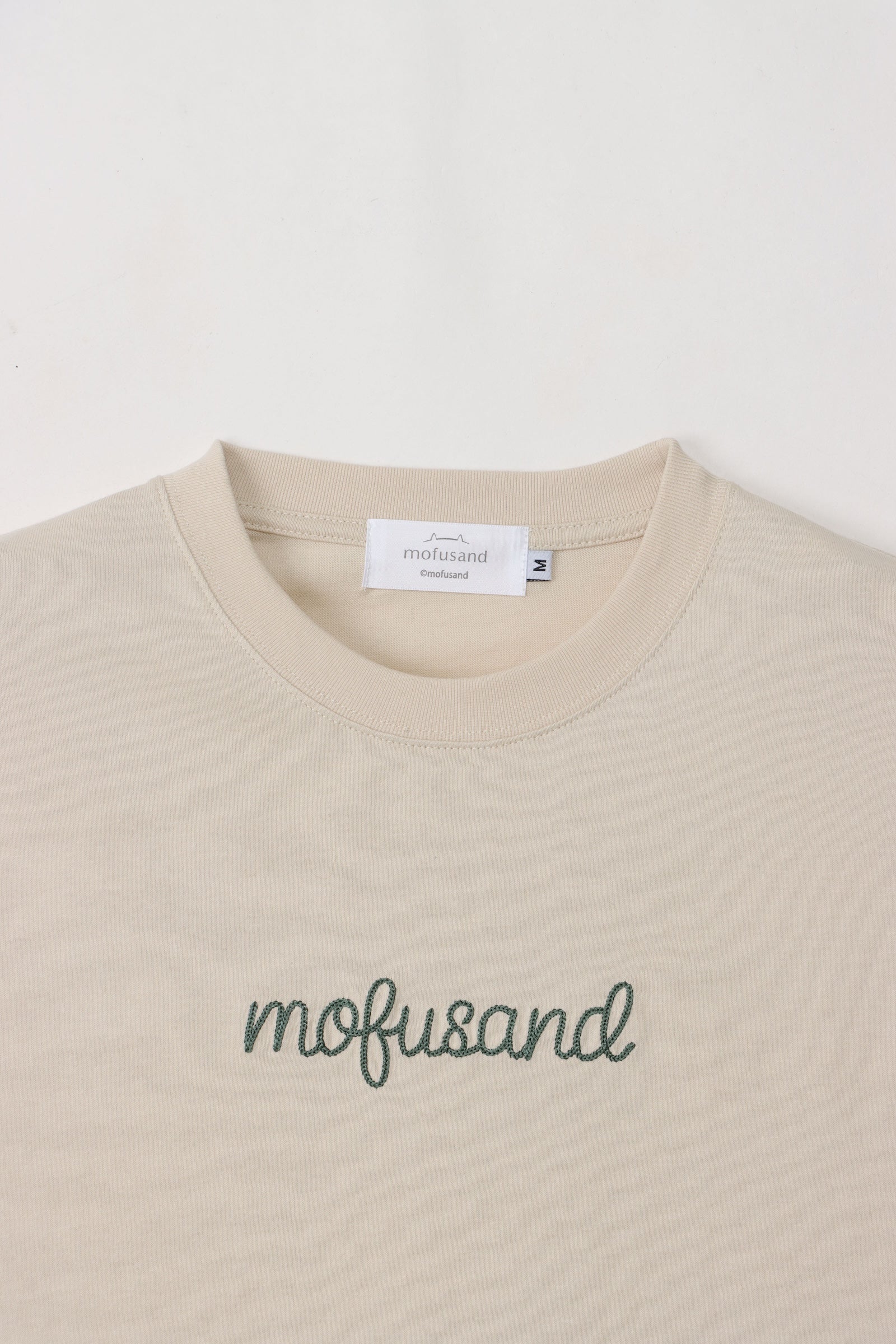 mofusand Tシャツ 毛糸玉 かぷにゃん ナチュラル