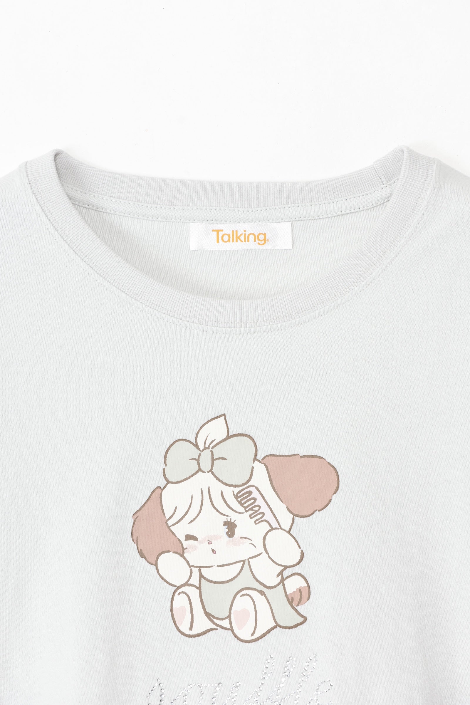 Lil ala mode Tシャツ スフレ ナチュラル