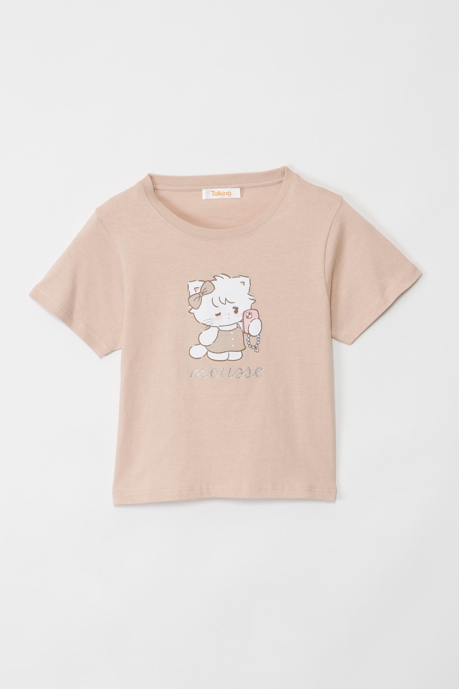Lil ala mode Tシャツ ムース ピンク