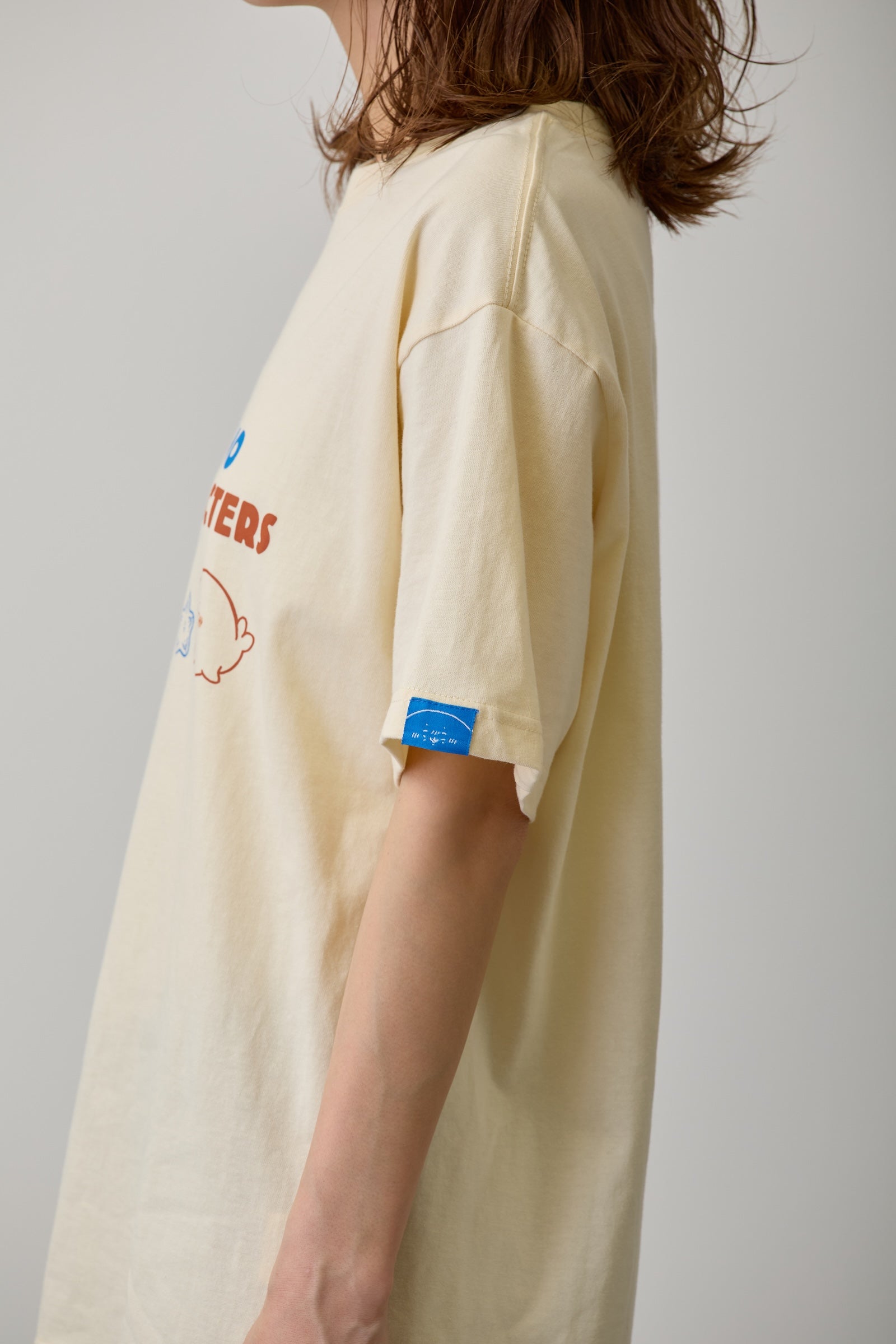 ナガノキャラクターズ Tシャツ アザラシたち クリーム