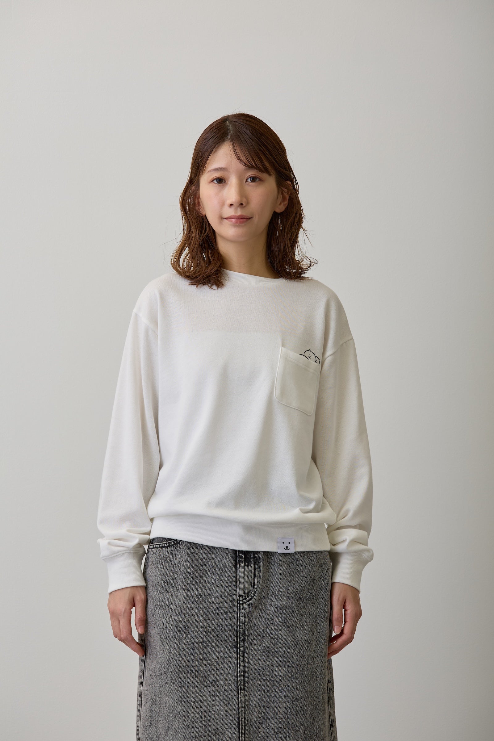 ナガノキャラクターズ スウェット 裏切るか ホワイト