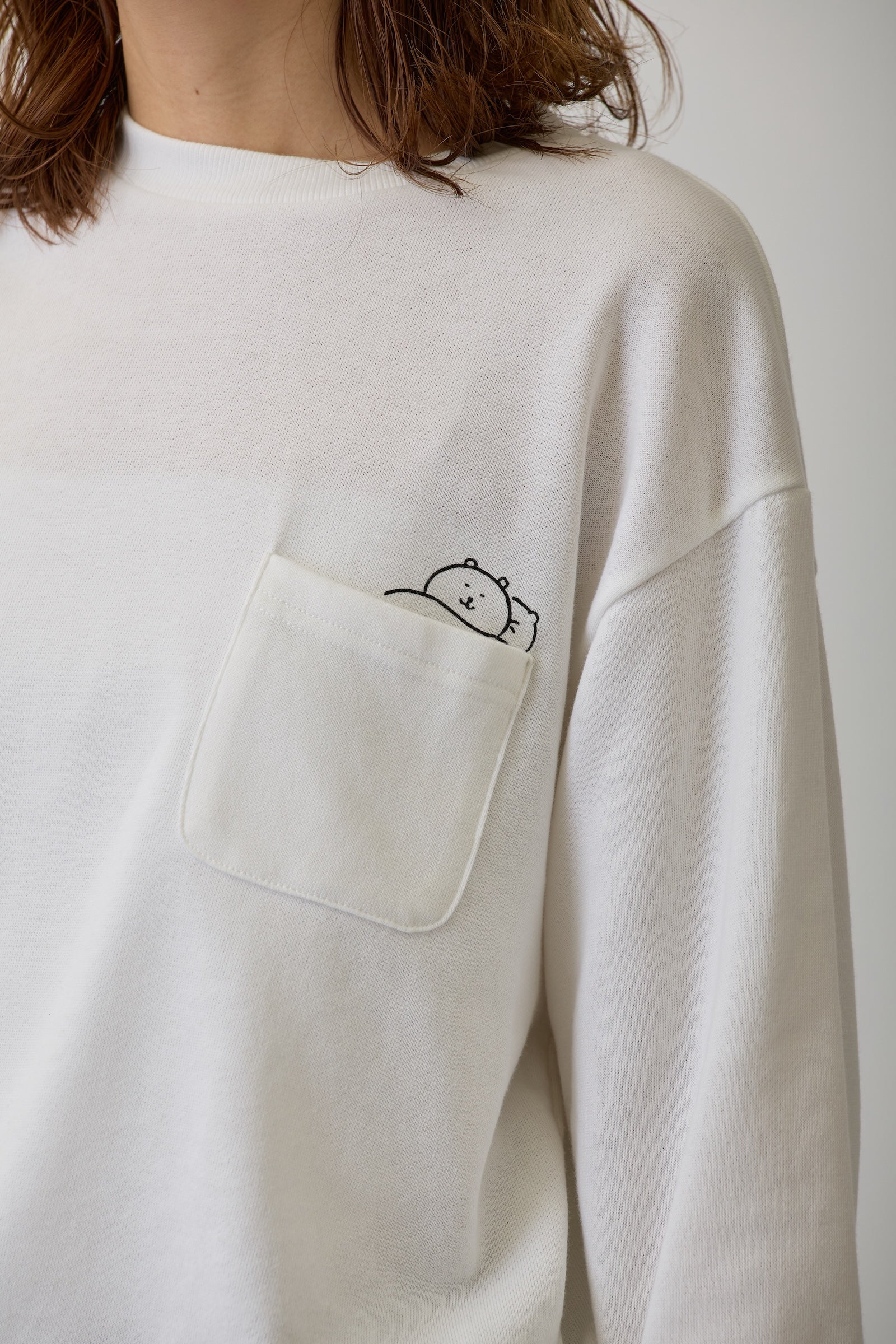 ナガノキャラクターズ スウェット 裏切るか ホワイト