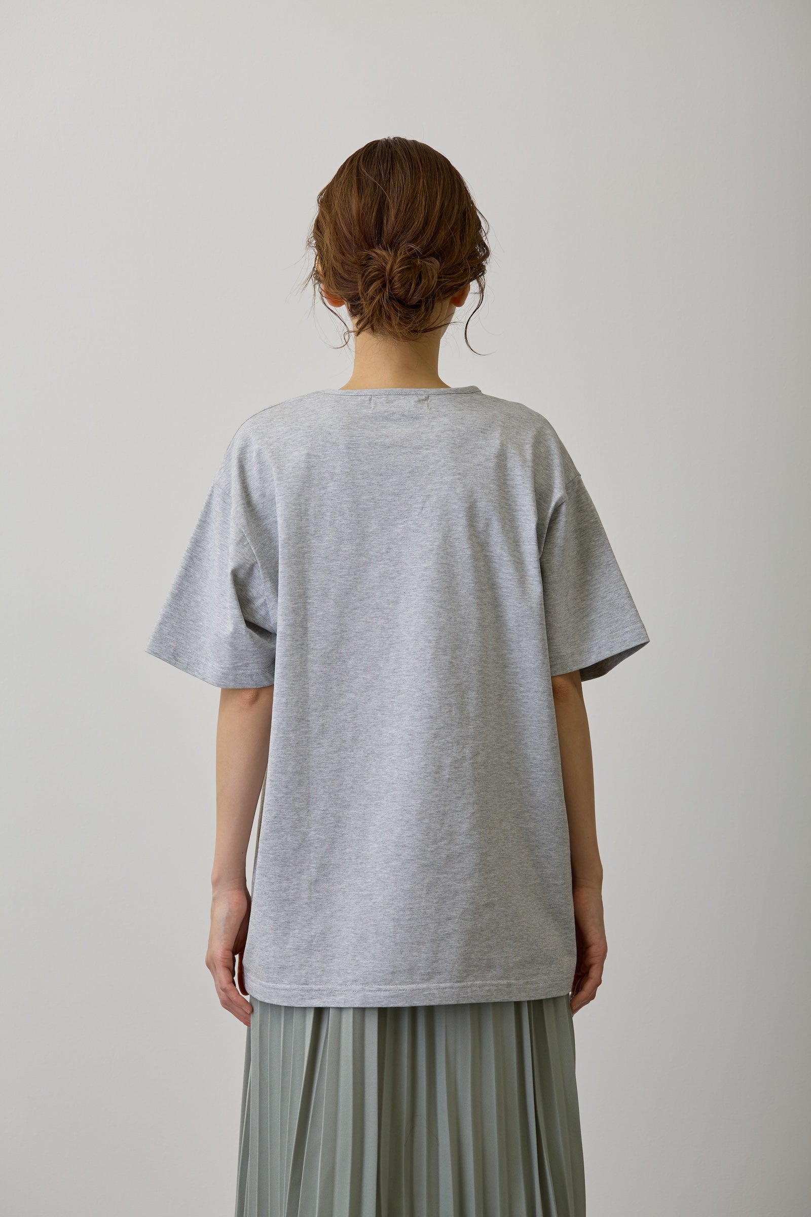 mofusand×日比谷花壇 Tシャツ ウィンターオリジン グレー